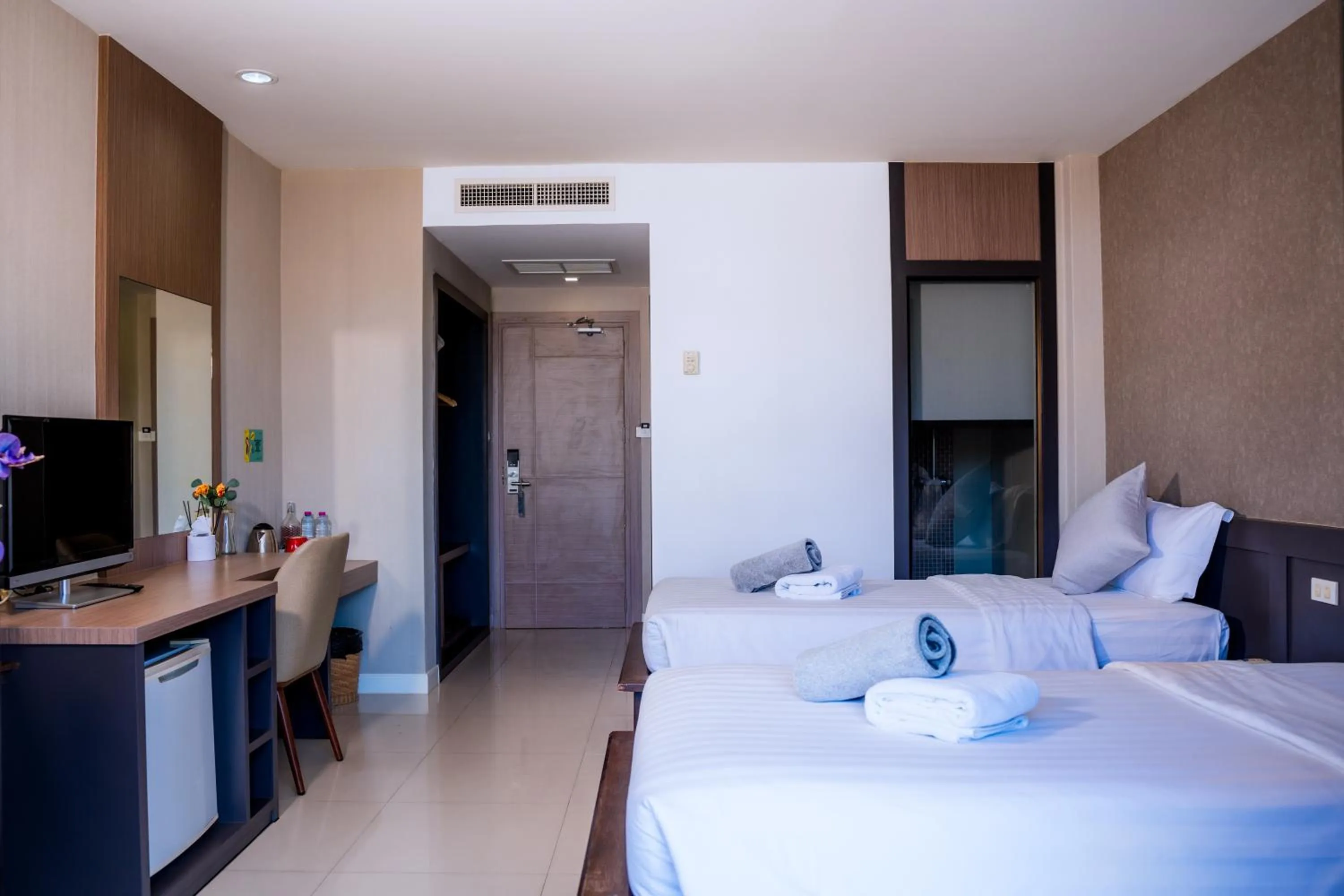 Bedroom, Bed in Casa Del M Patong Phuket - Newly Renovated