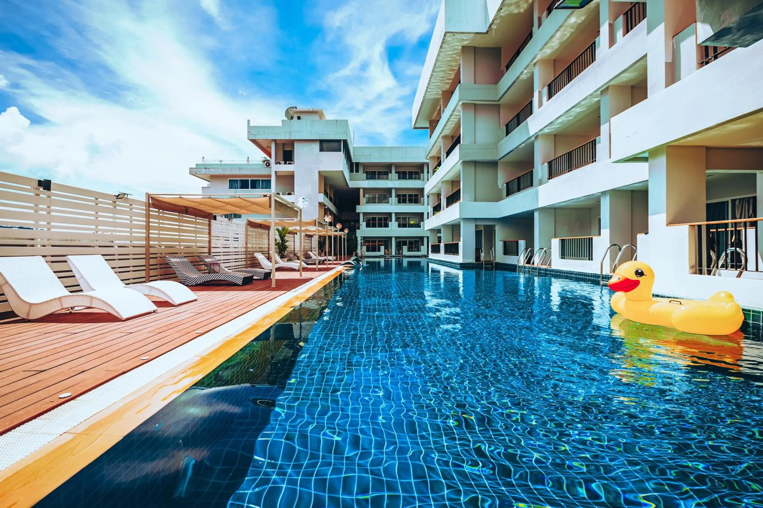 Swimming pool in Casa Del M Patong Phuket - Newly Renovated