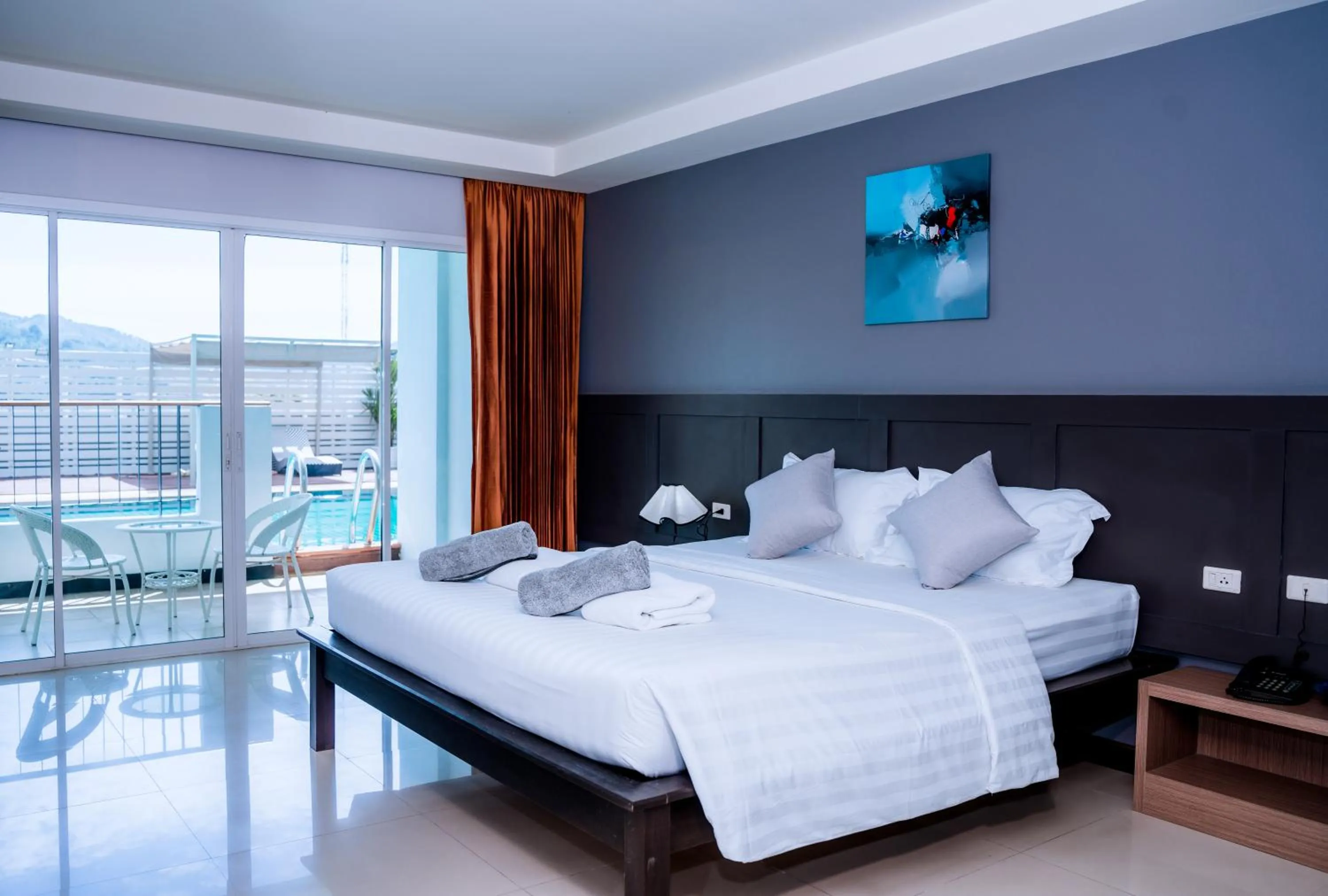 Bed in Casa Del M Patong Phuket - Newly Renovated