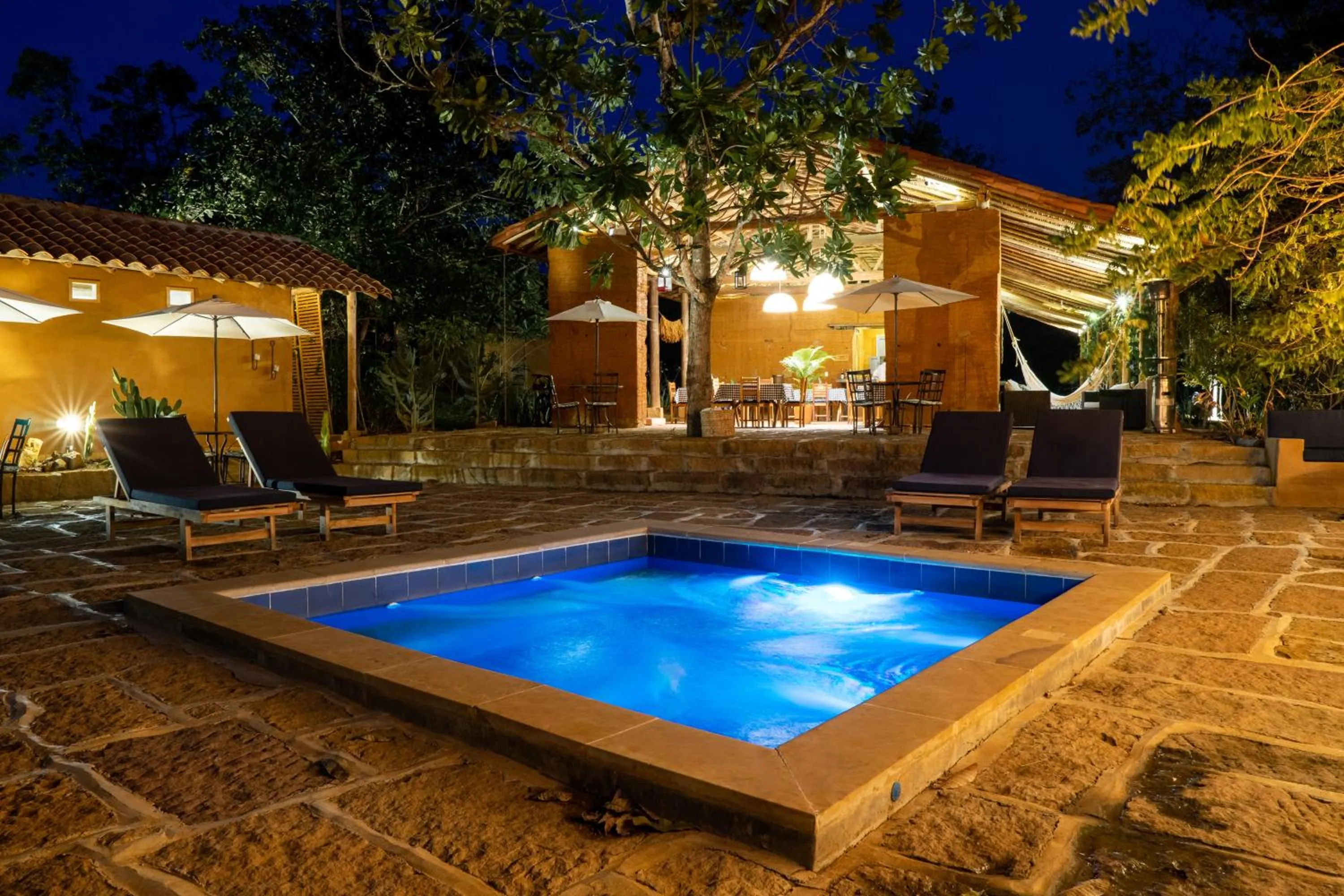 Hot Tub in Nativo Eco-Hotel Barichara