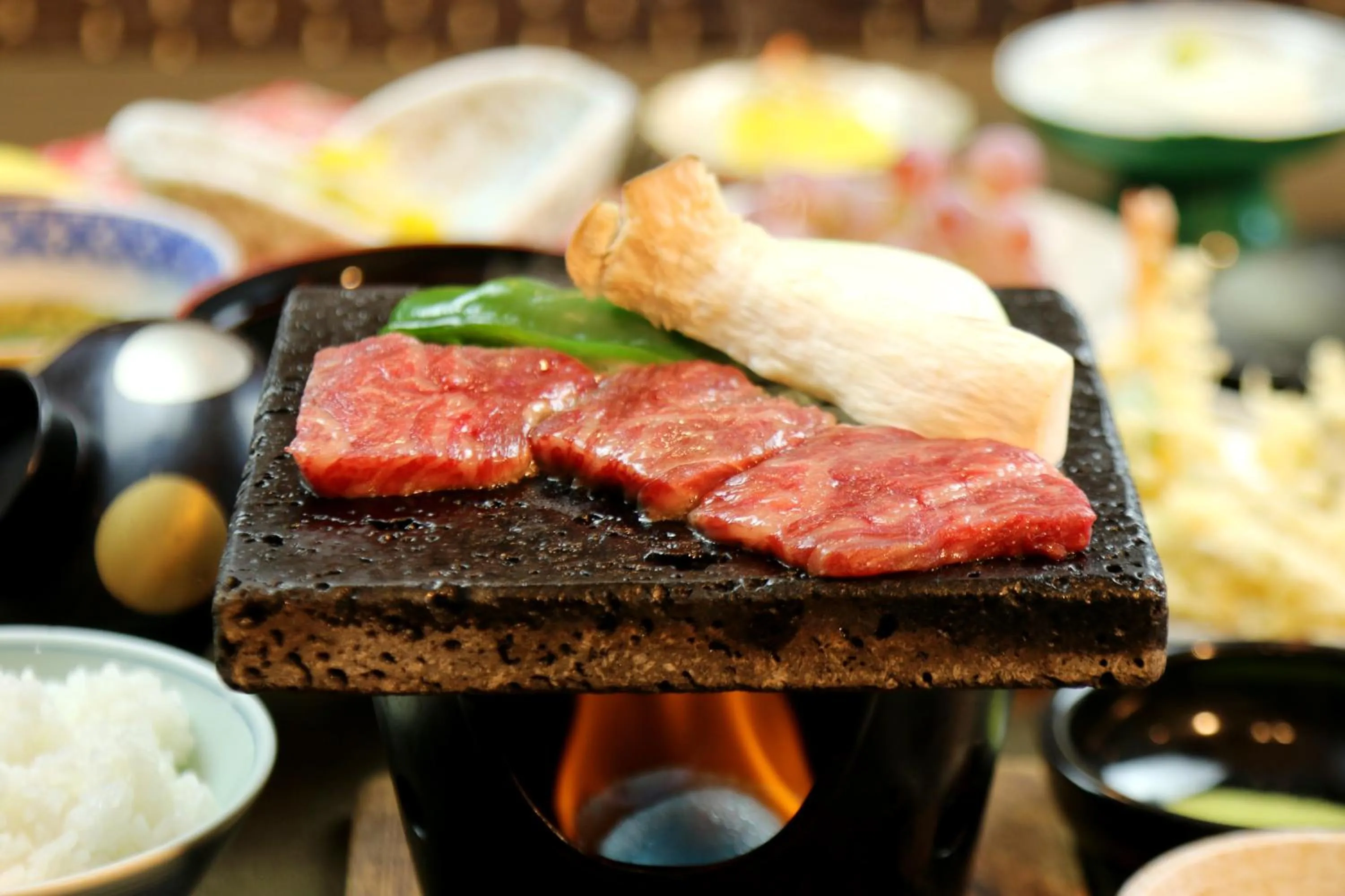 Food close-up in Shoji Mount Hotel