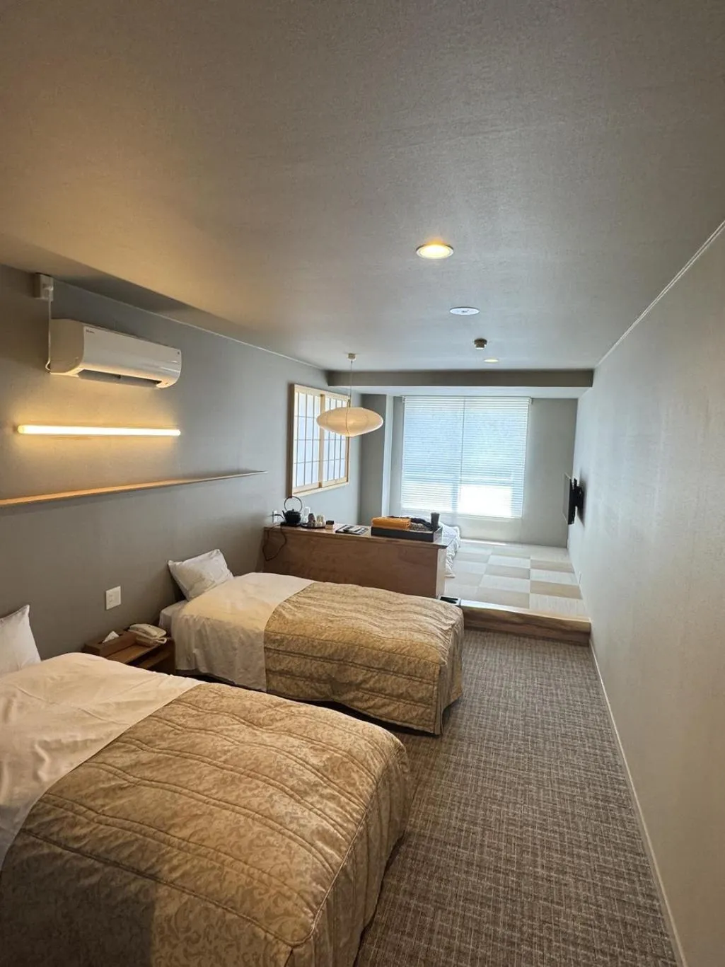 Bed in Shoji Mount Hotel