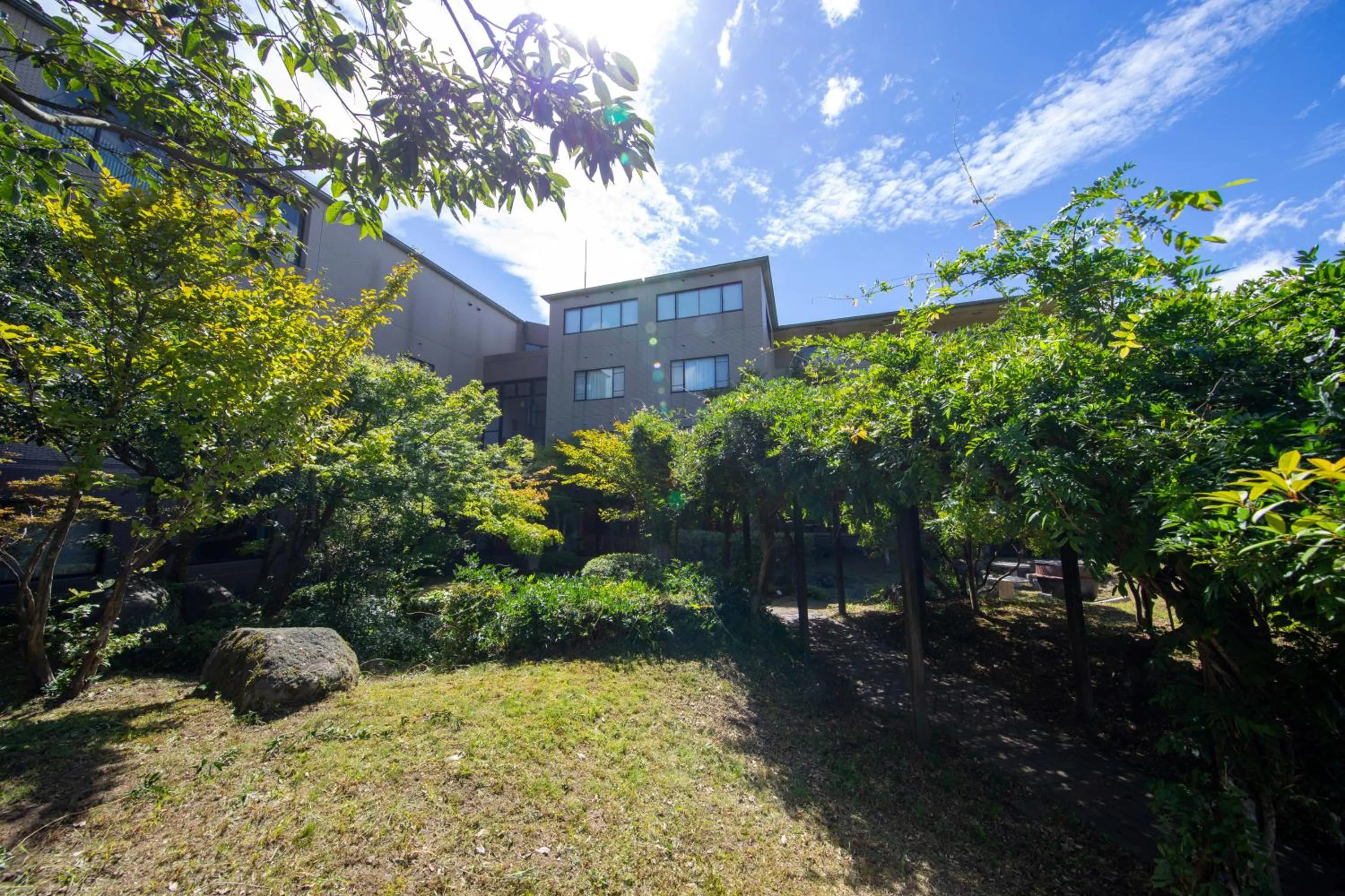 Garden in Yufuin Hotel Shuhokan