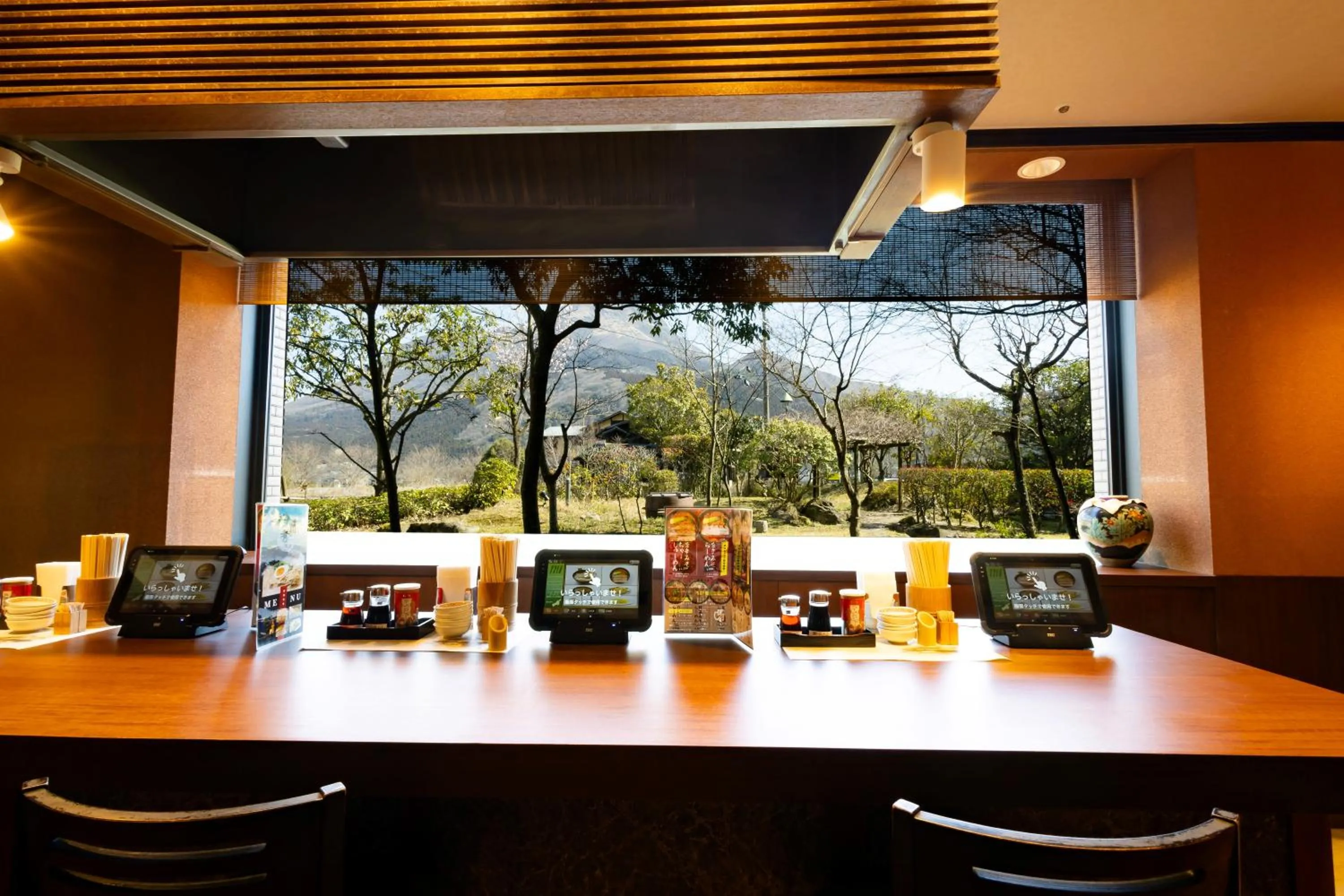 Restaurant/places to eat in Yufuin Hotel Shuhokan