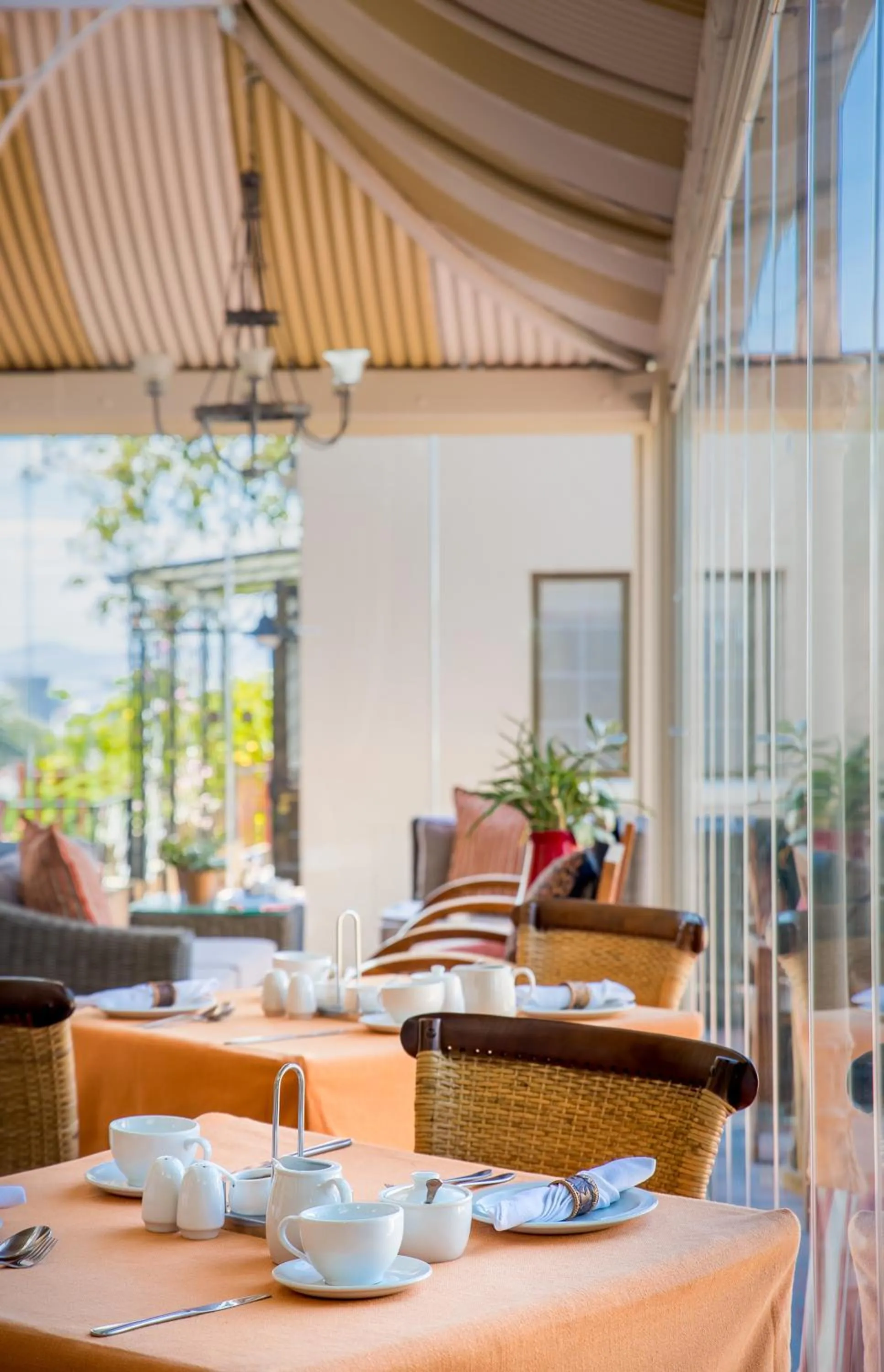 Patio in Rosedene Guest House