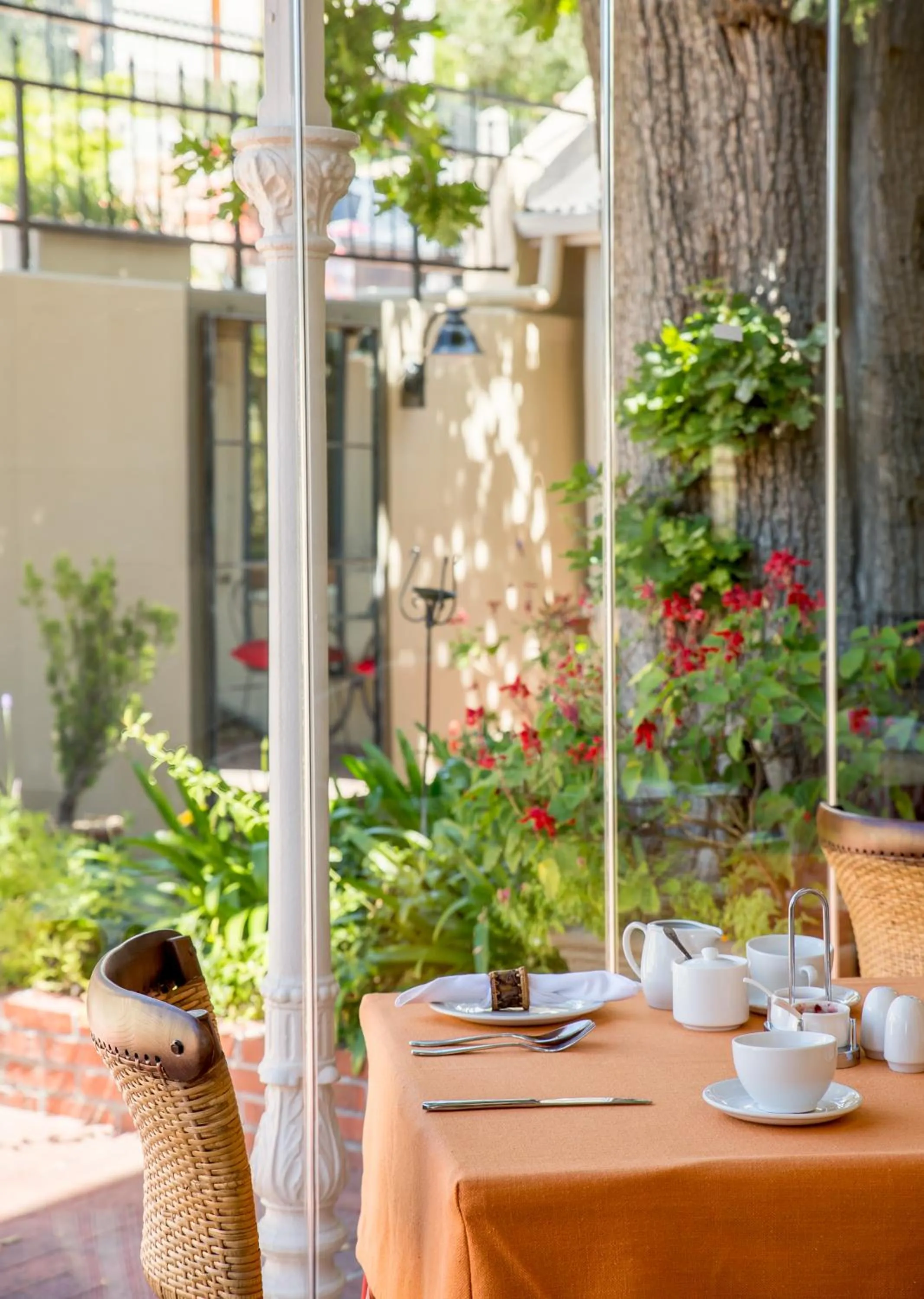 Patio in Rosedene Guest House