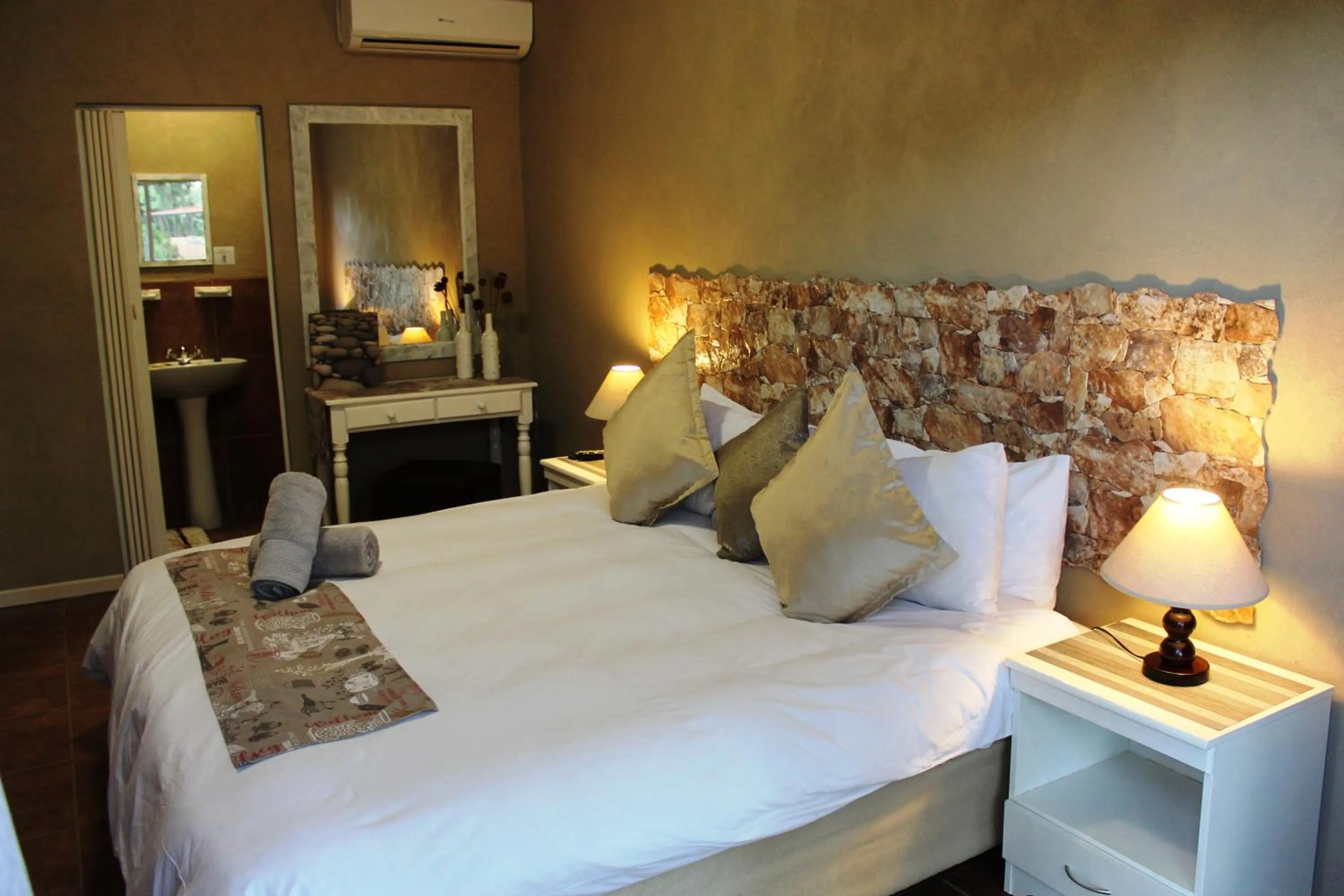 Bed in Potties Guesthouse