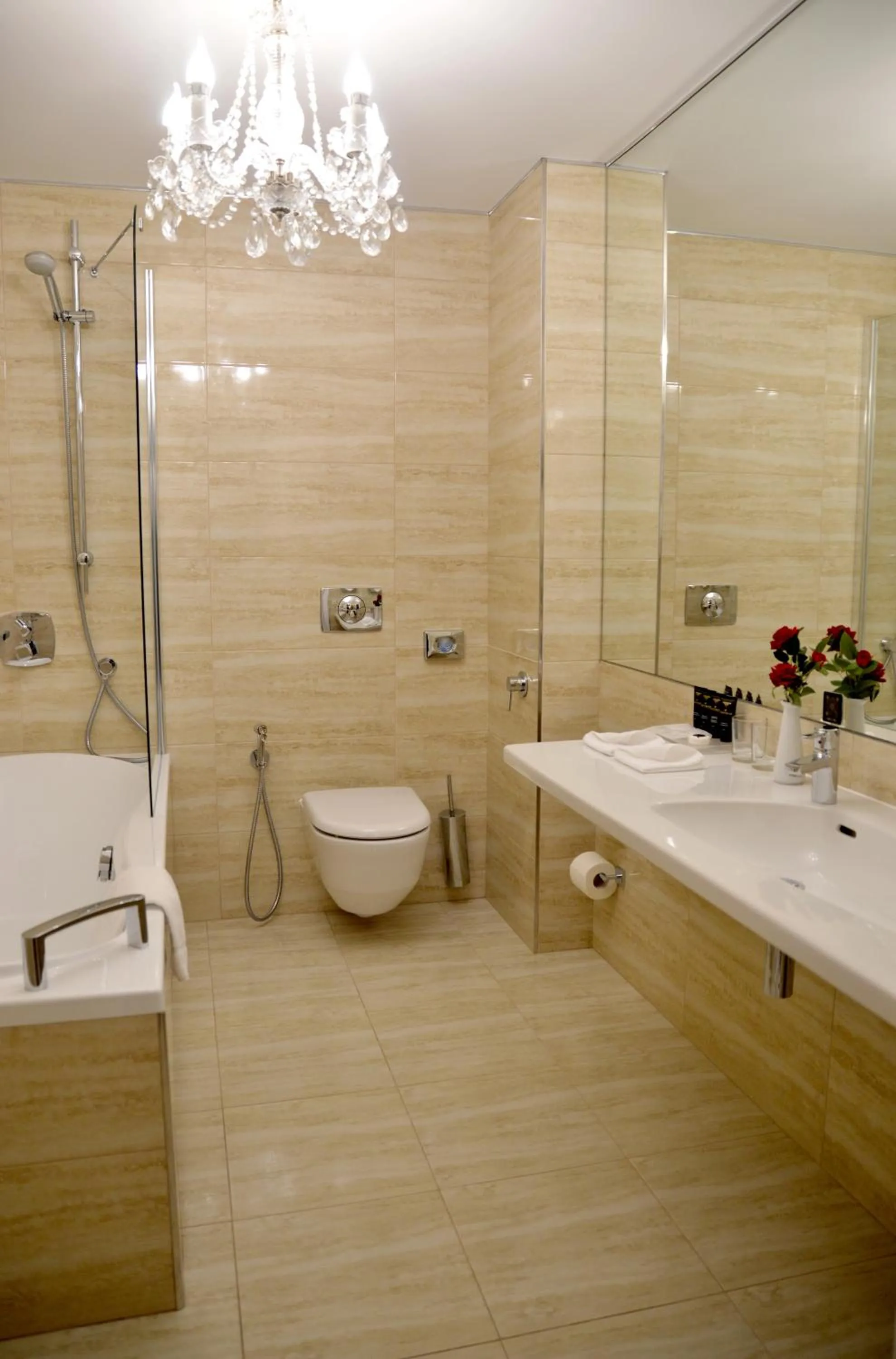 Shower in Nadiya Hotel