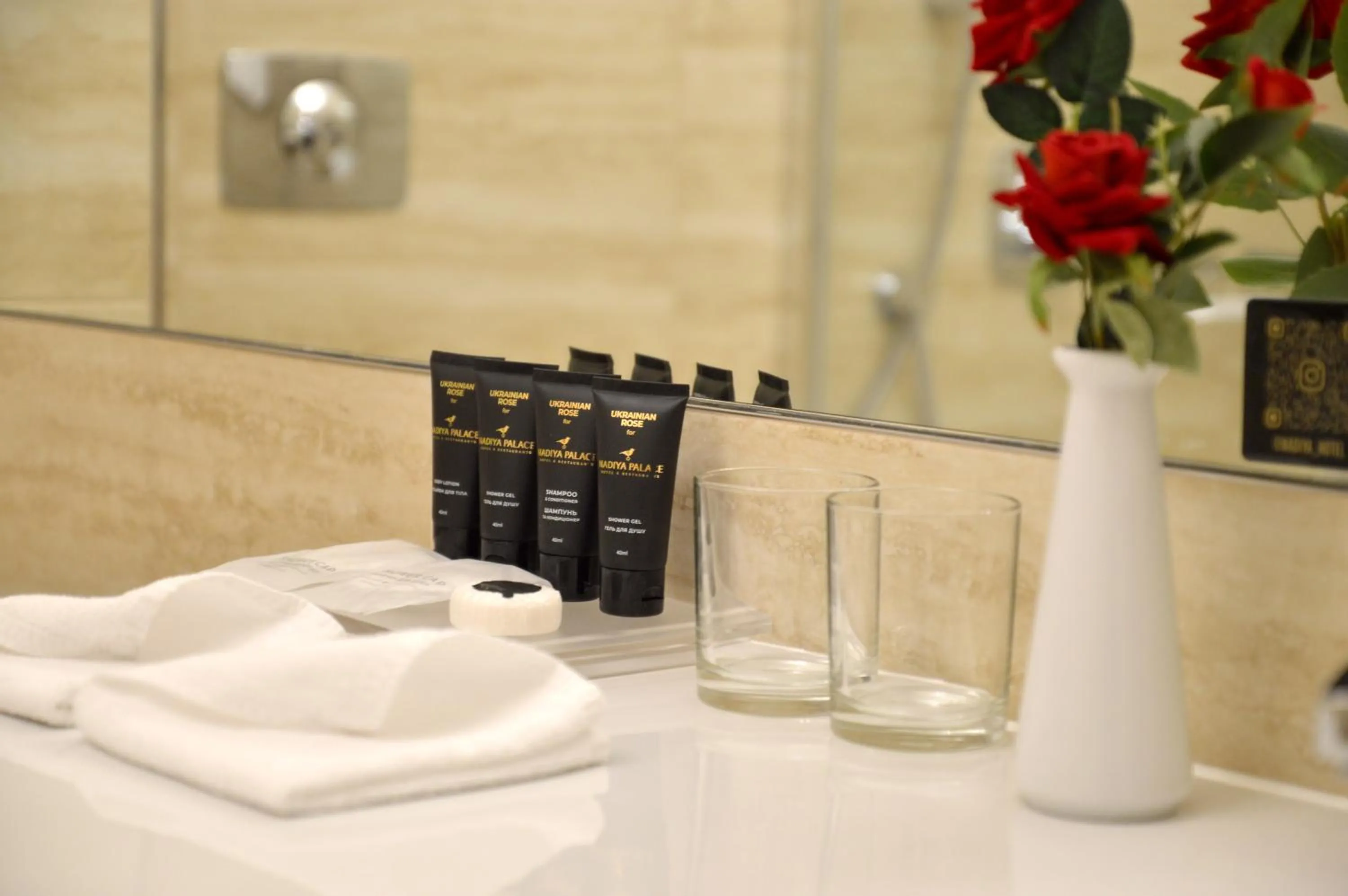 Shower in Nadiya Hotel