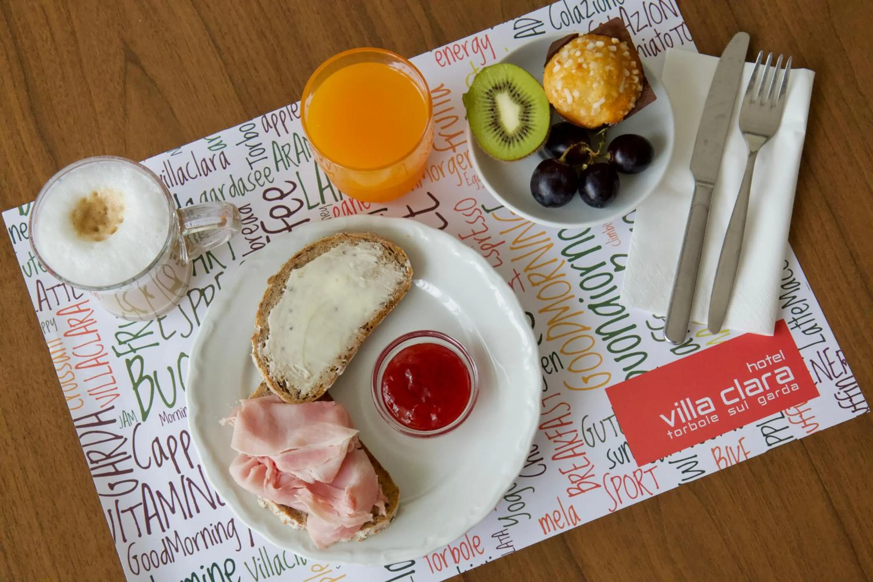 Breakfast in Hotel Villa Clara