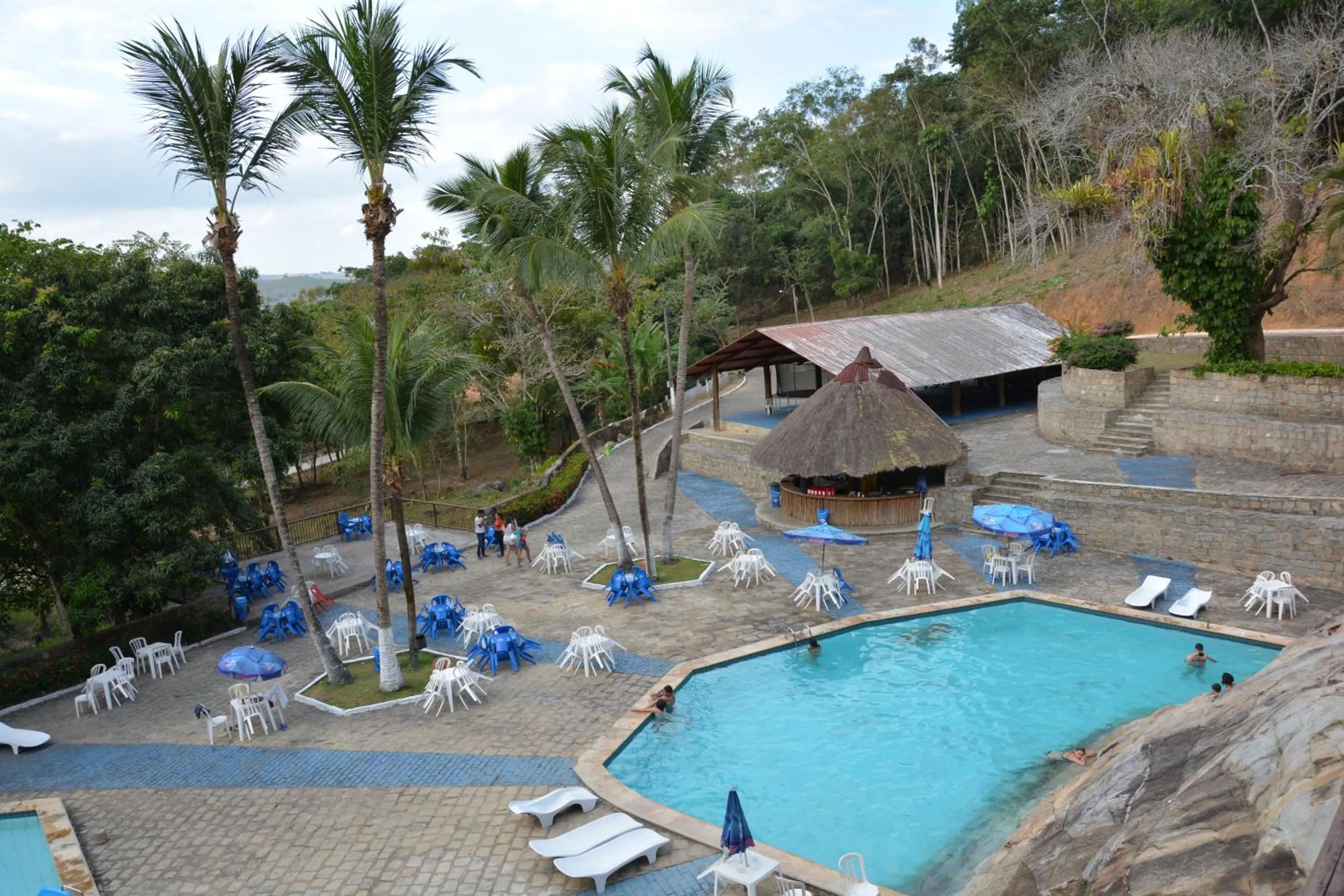 Swimming pool in Quilombo Hotel Fazenda