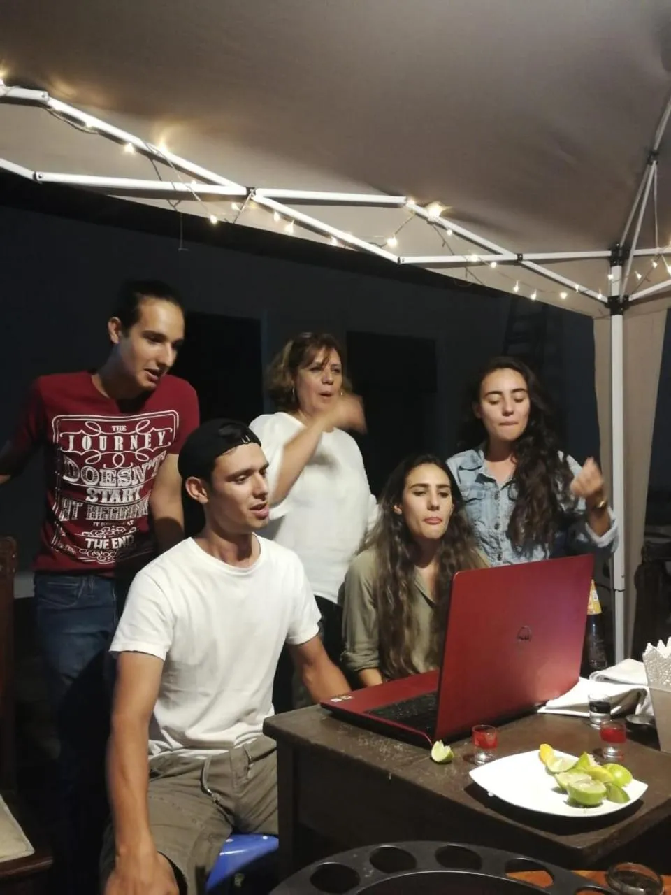 group of guests in Samanai Wasi