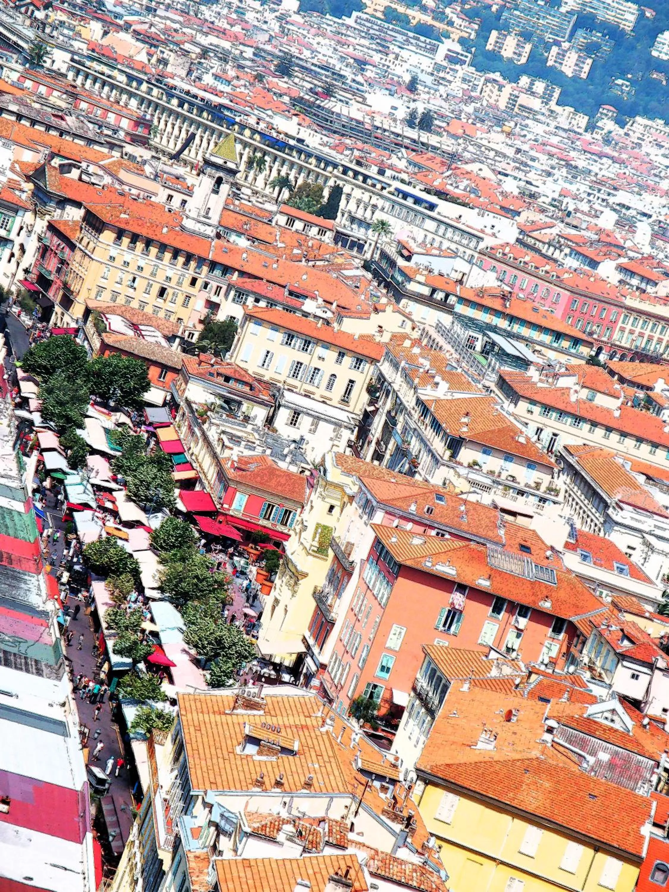 Bird's eye view in Room with a vue