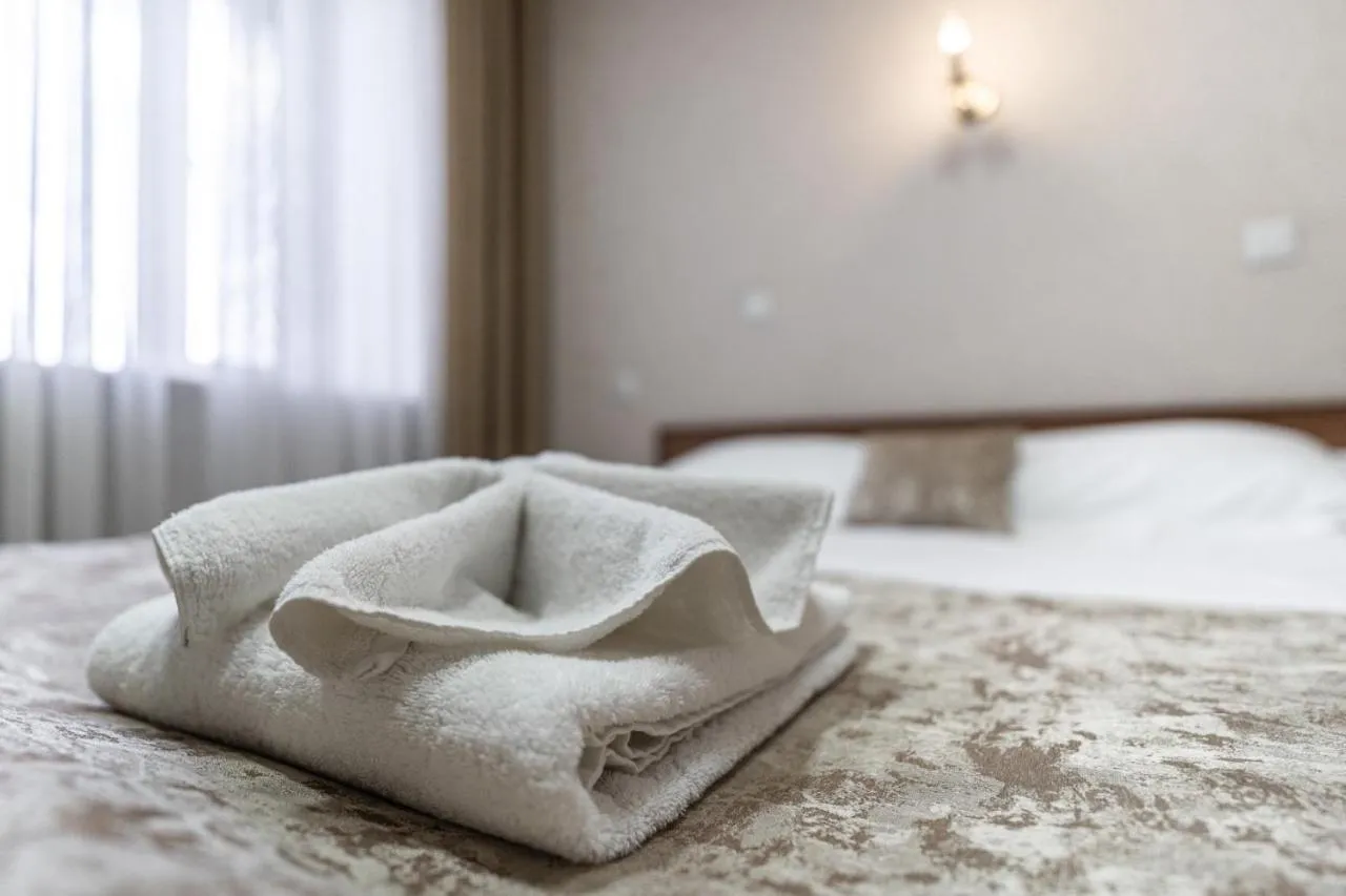 Bed in Madanur Hotel