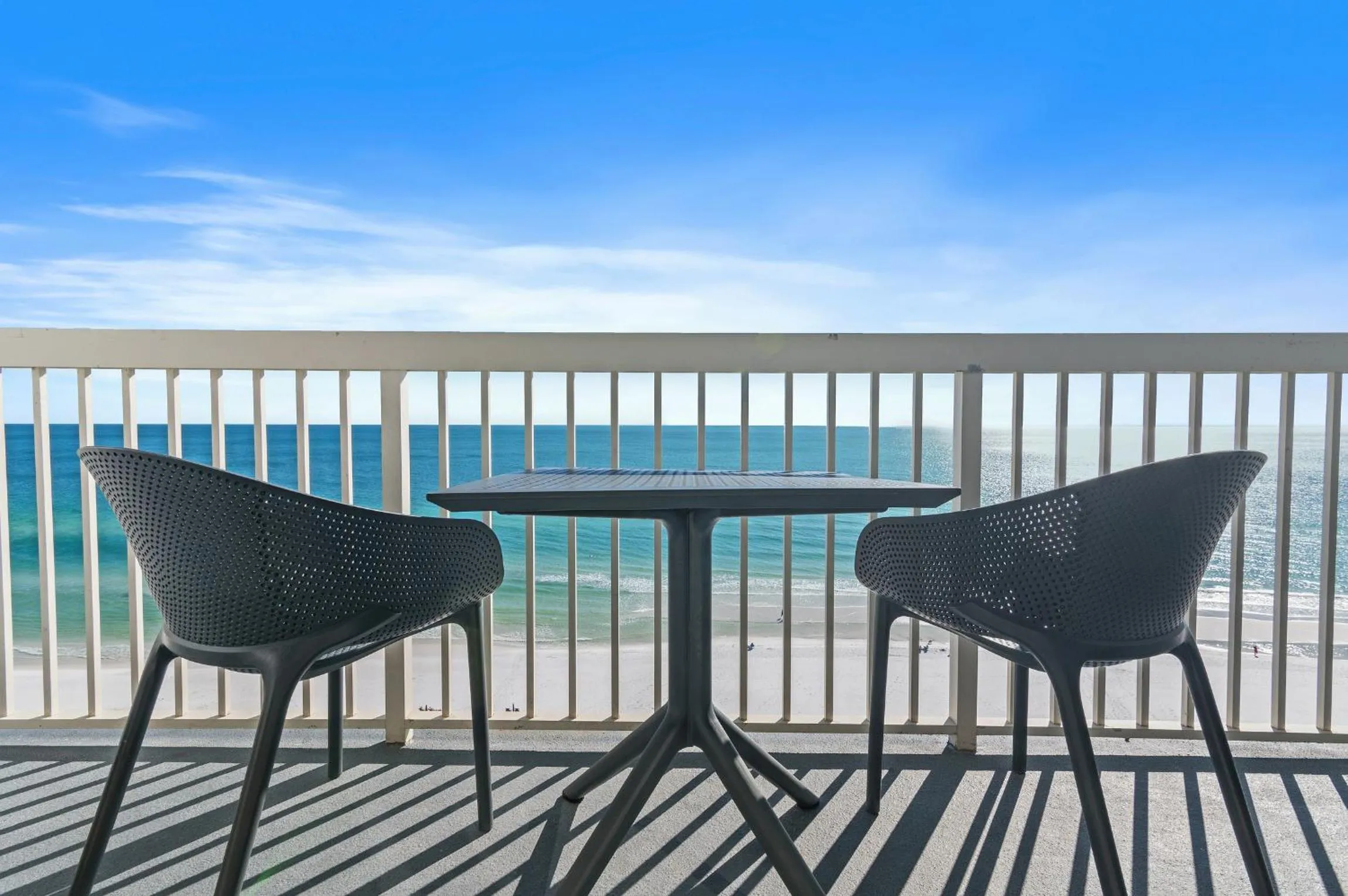 Patio in Pelican Beach Resort by Tufan