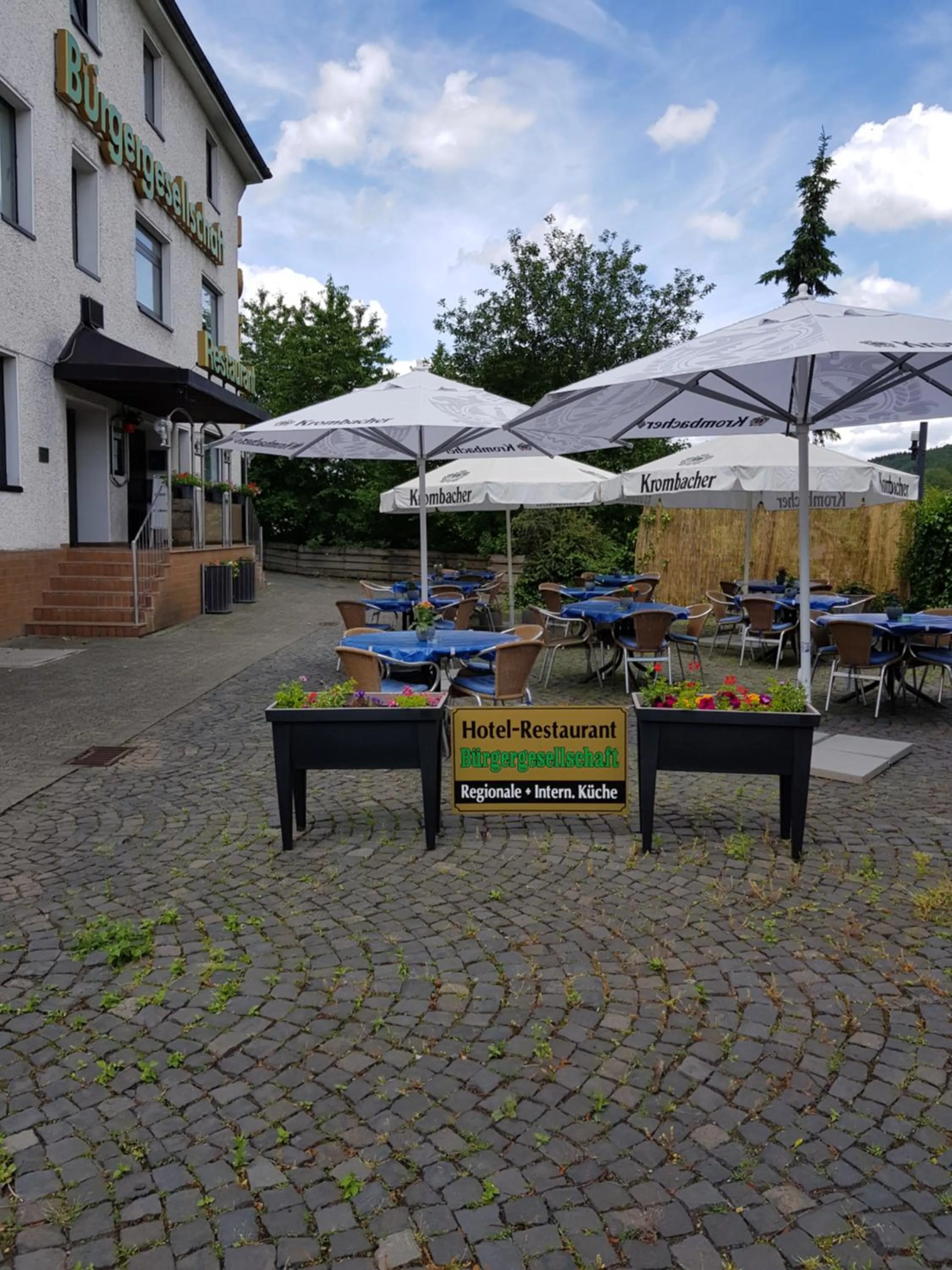 Patio in Hotel Bürgergesellschaft