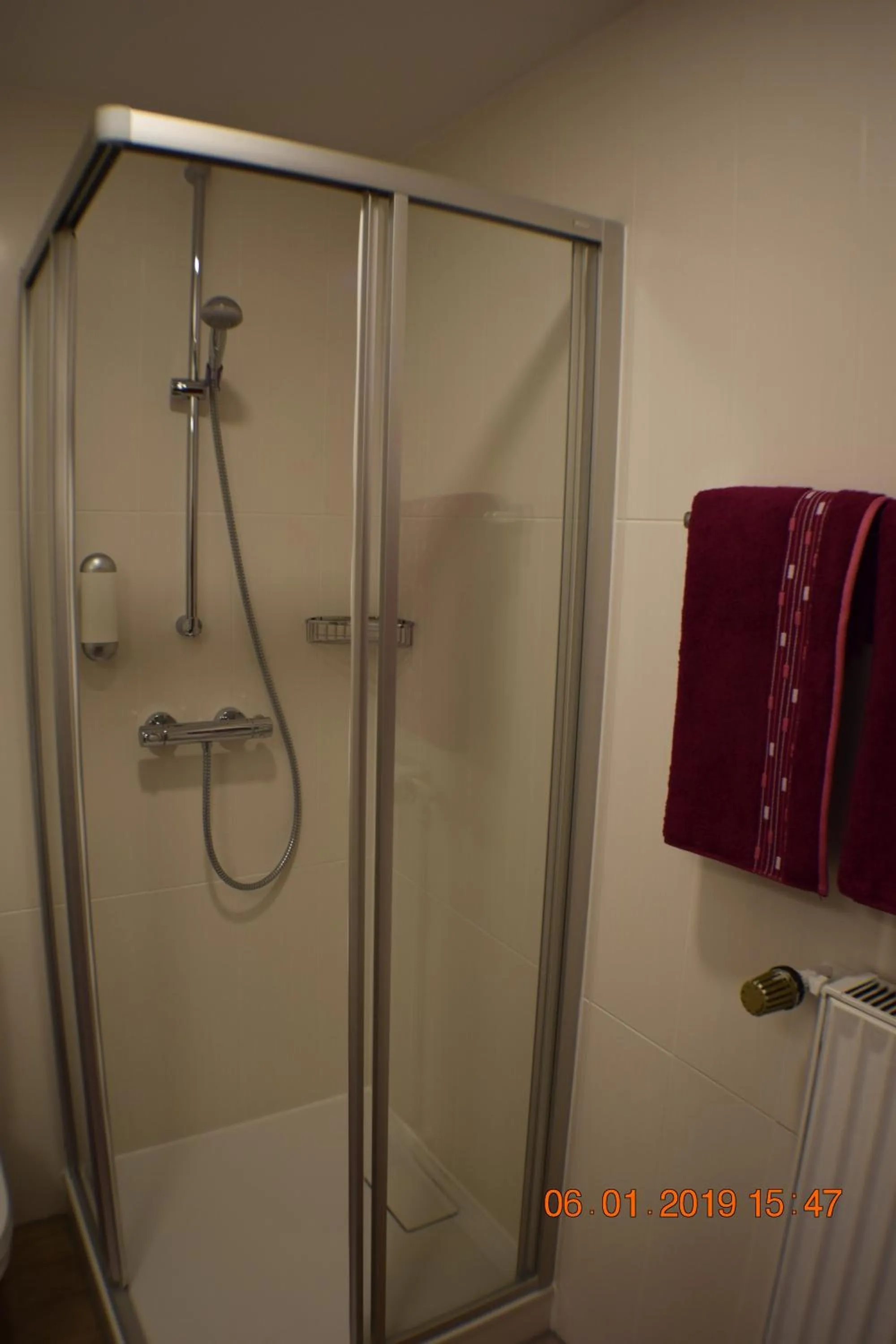 Shower in Hotel Bürgergesellschaft