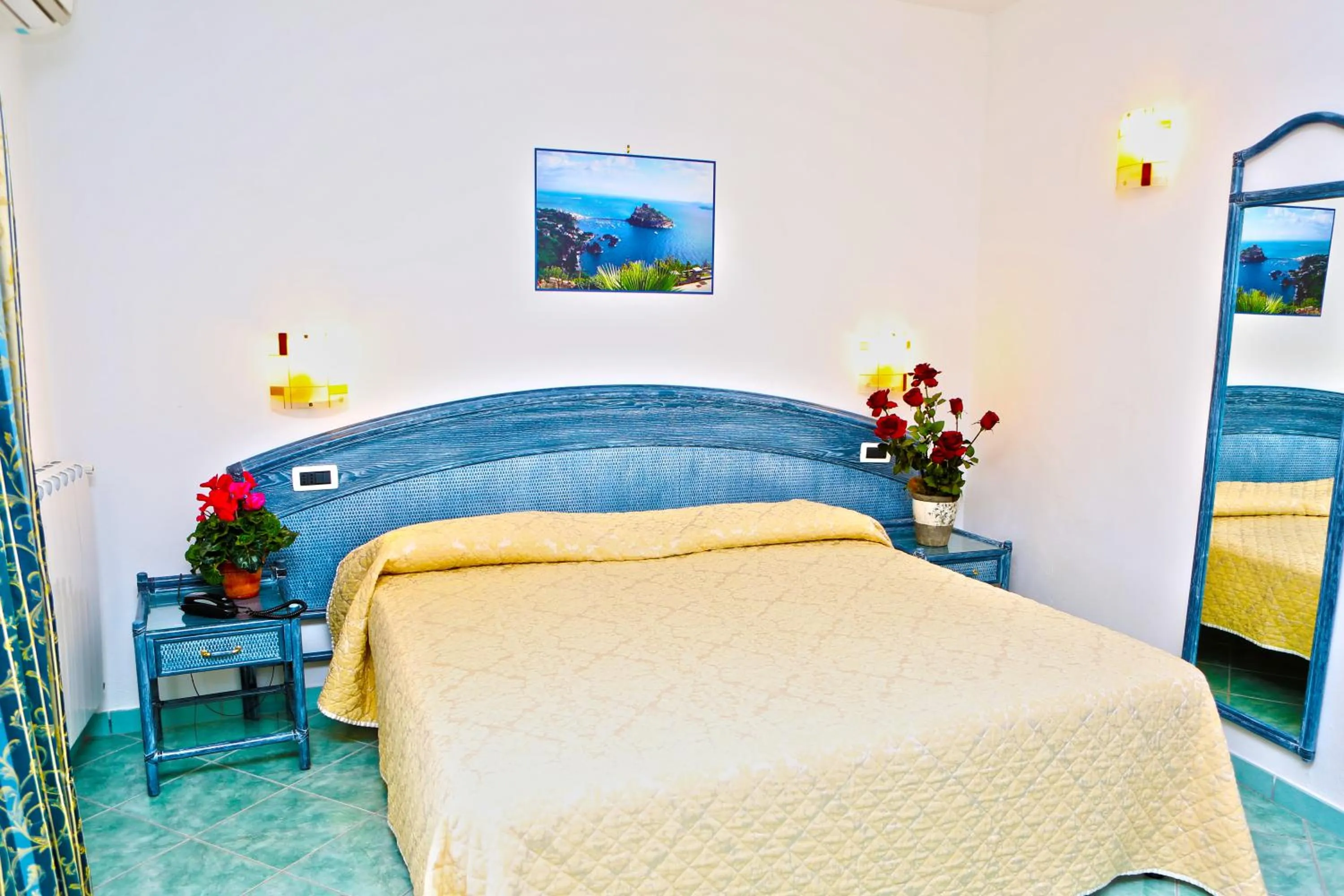 Bed in Punta Chiarito Resort
