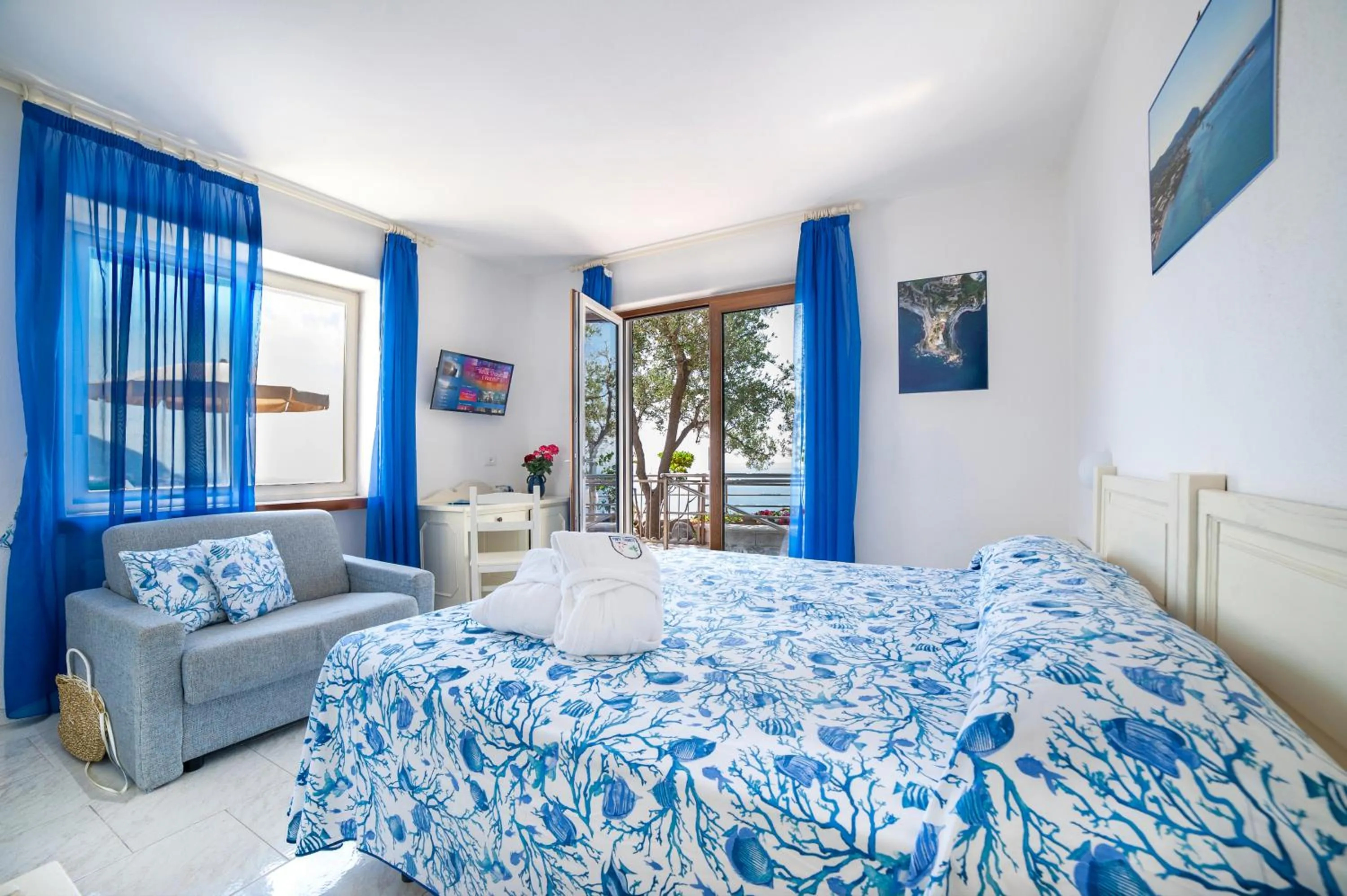 Bed in Punta Chiarito Resort