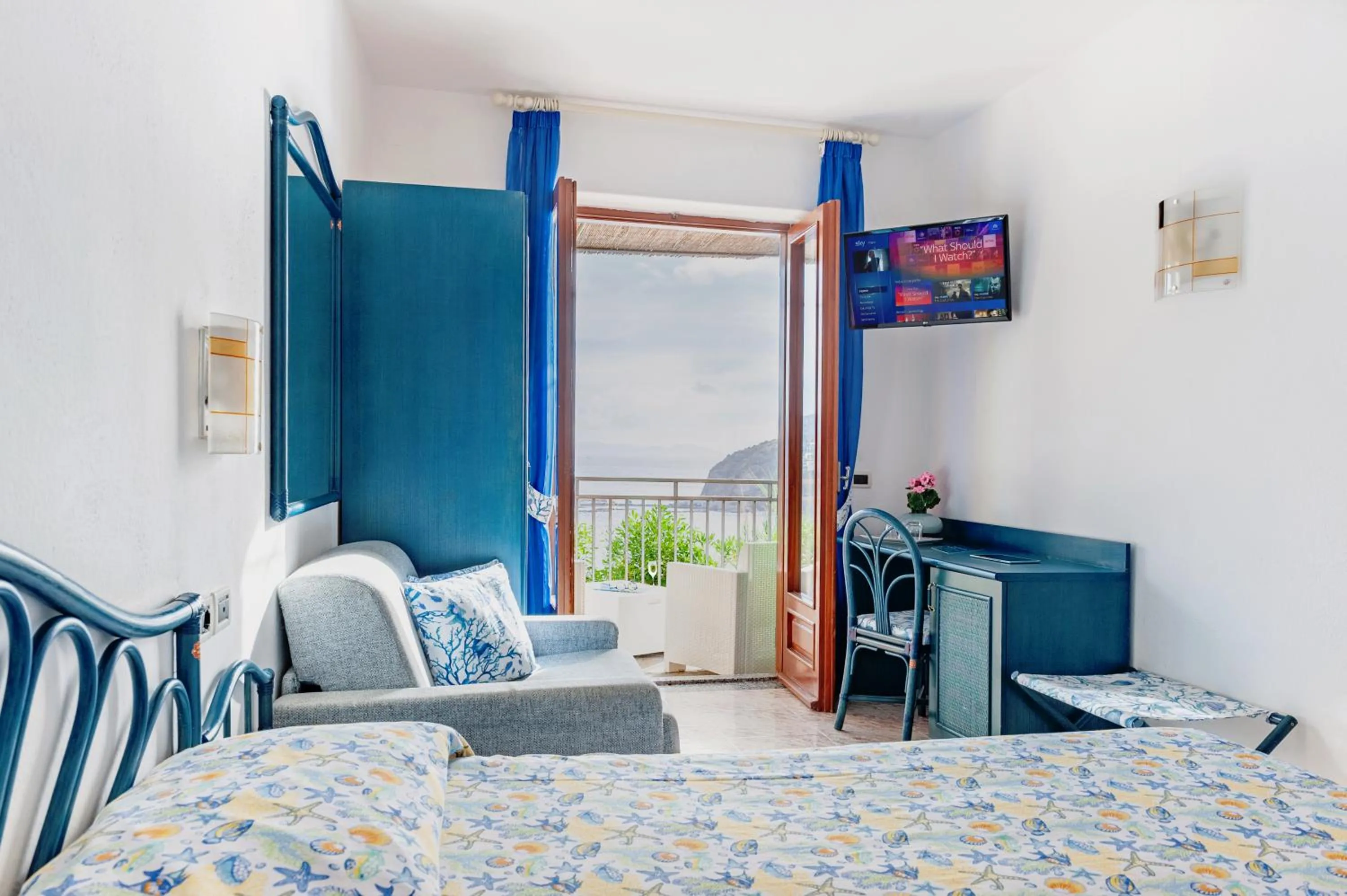 Bed in Punta Chiarito Resort