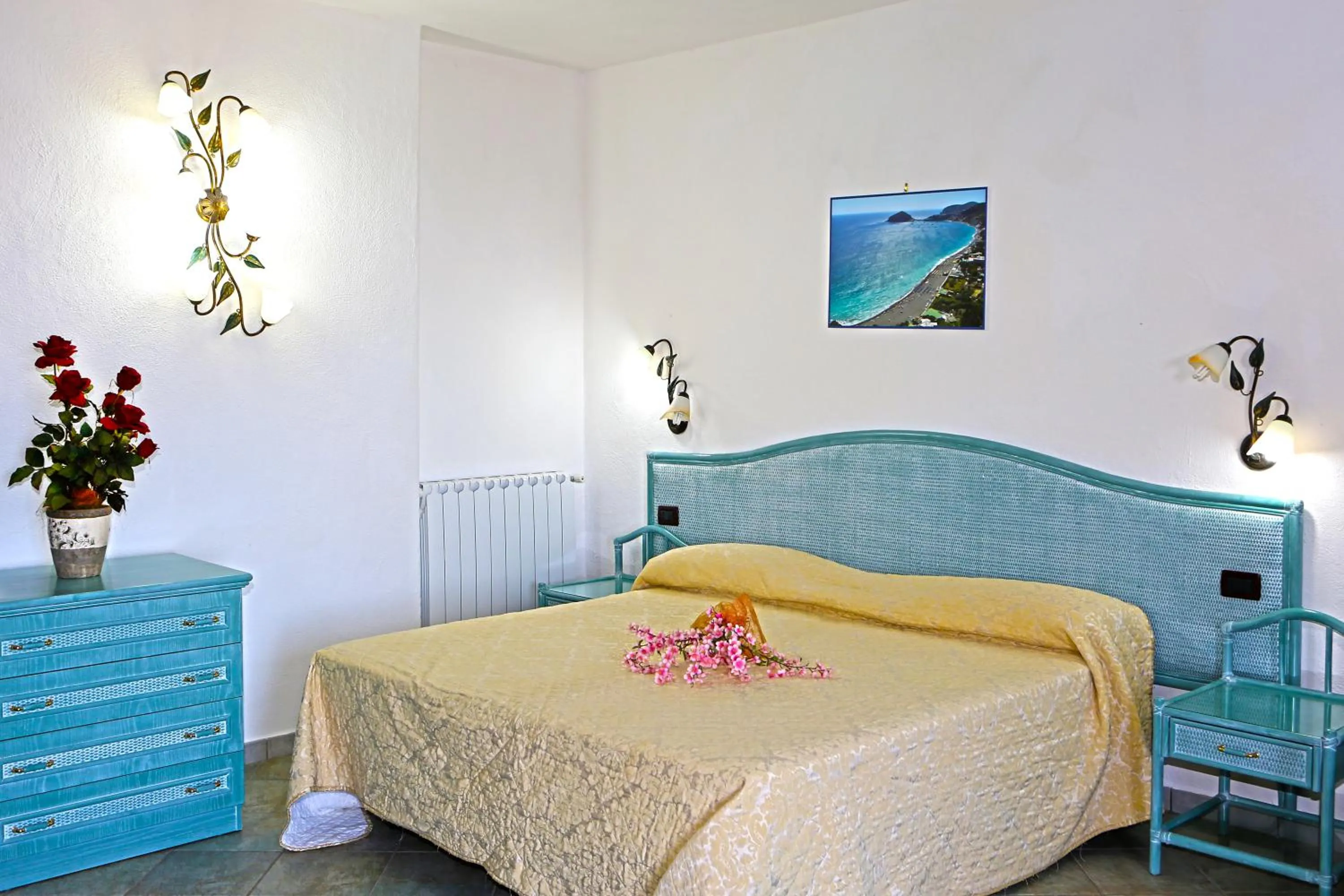 Bed in Punta Chiarito Resort