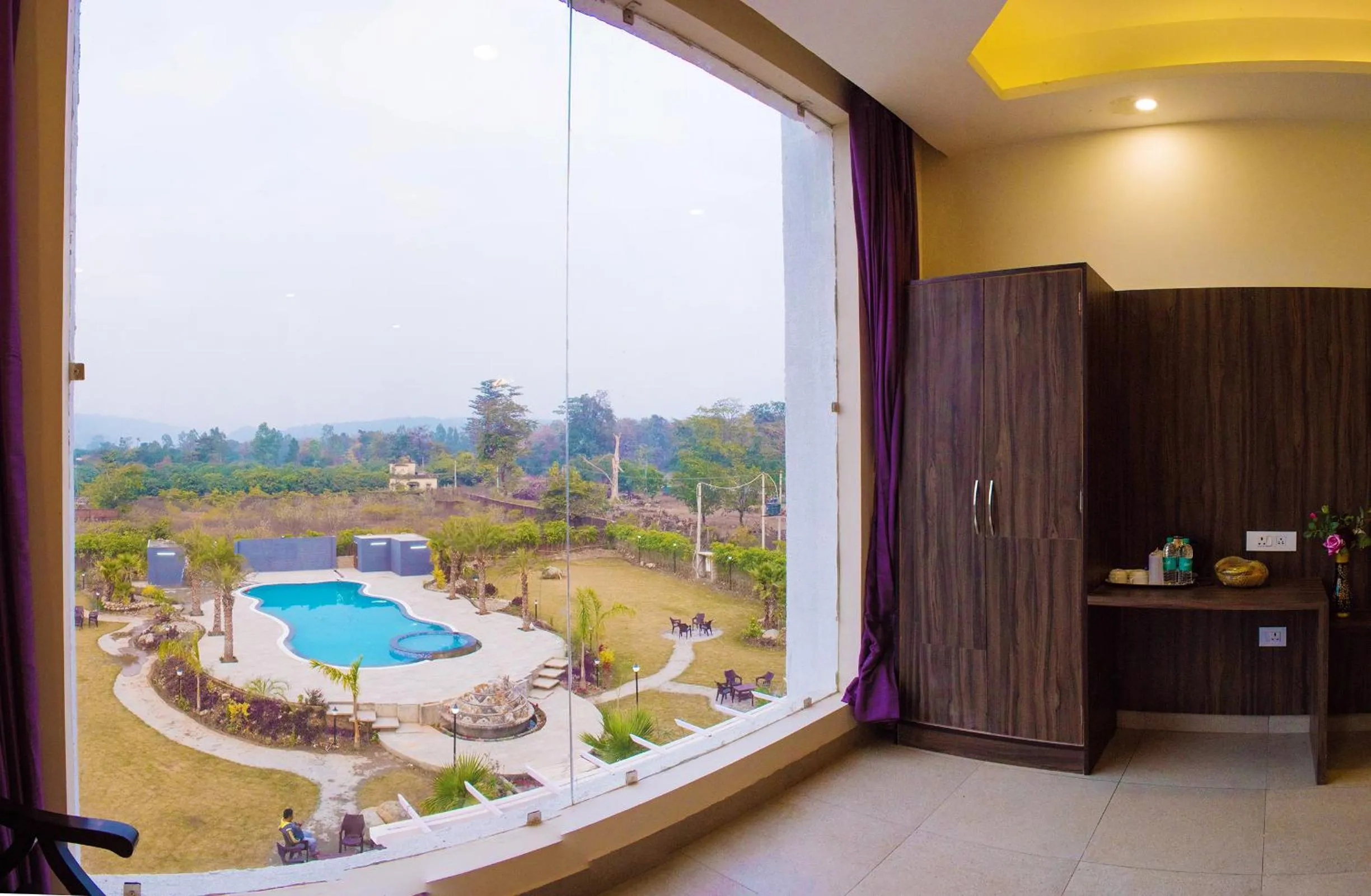 Garden view in The Darien Resort