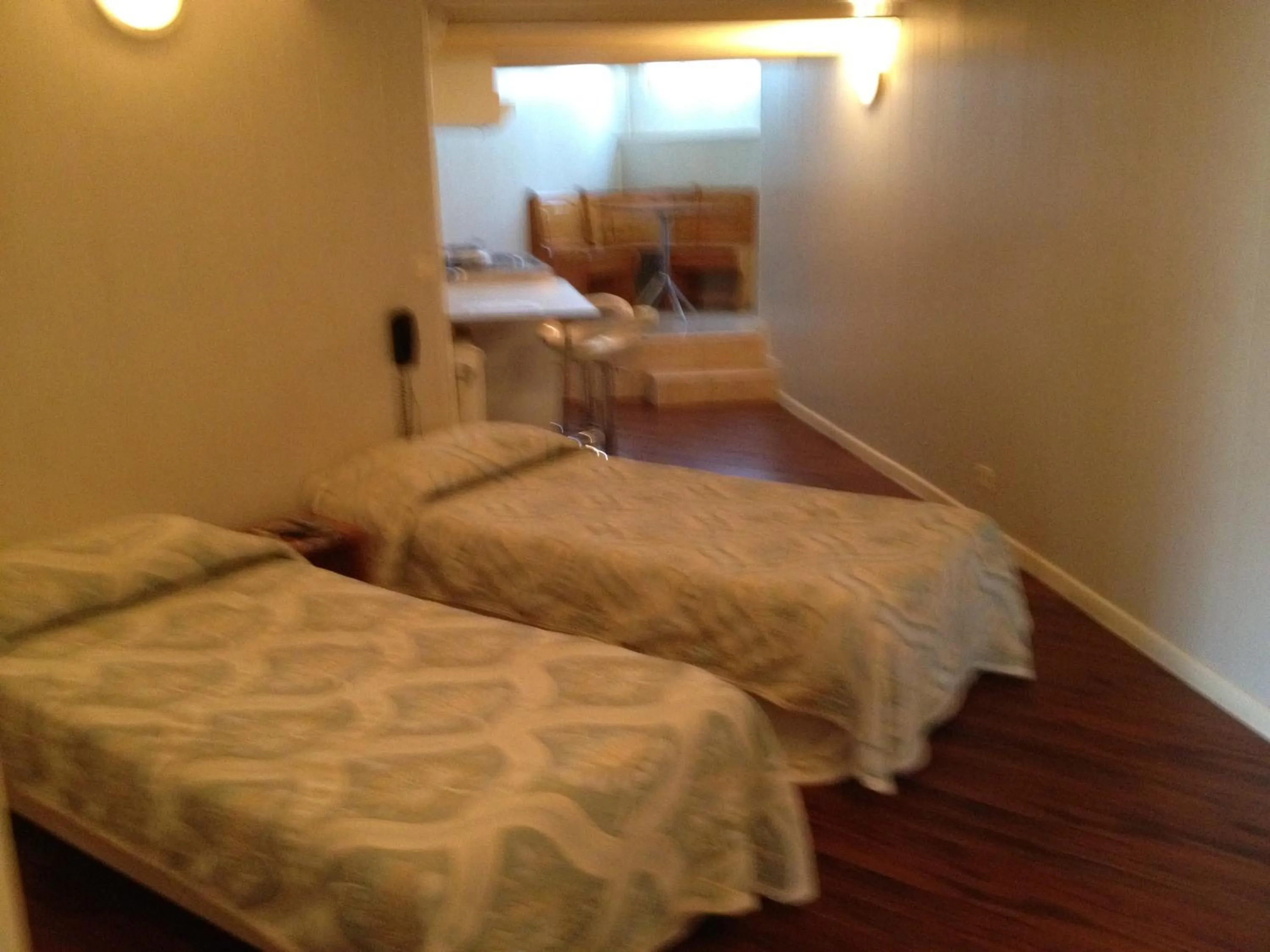 Bed in Hôtel Acostel