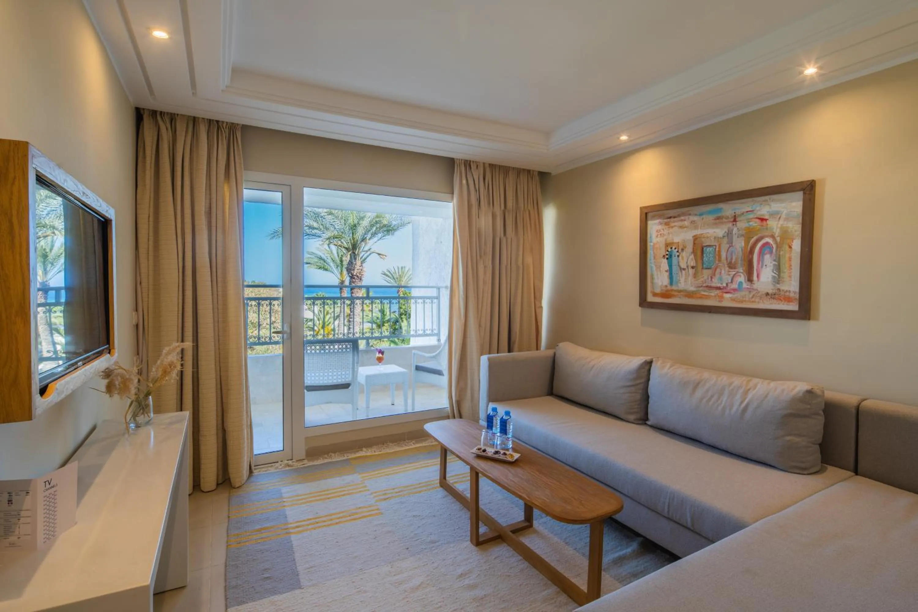 Living room in Hotel Bel Azur Thalasso & Bungalows