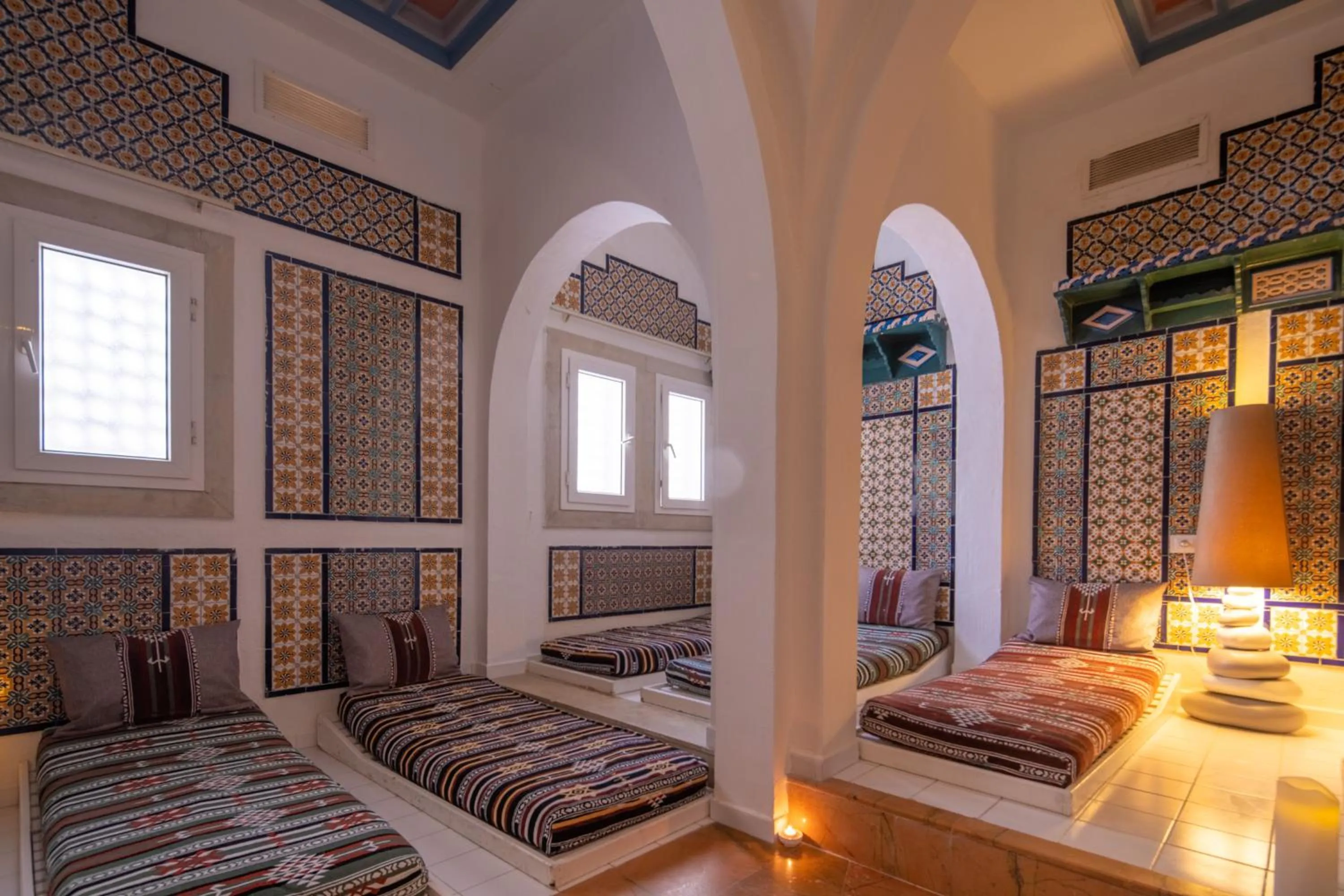 Steam room, Bed in Hotel Bel Azur Thalasso & Bungalows