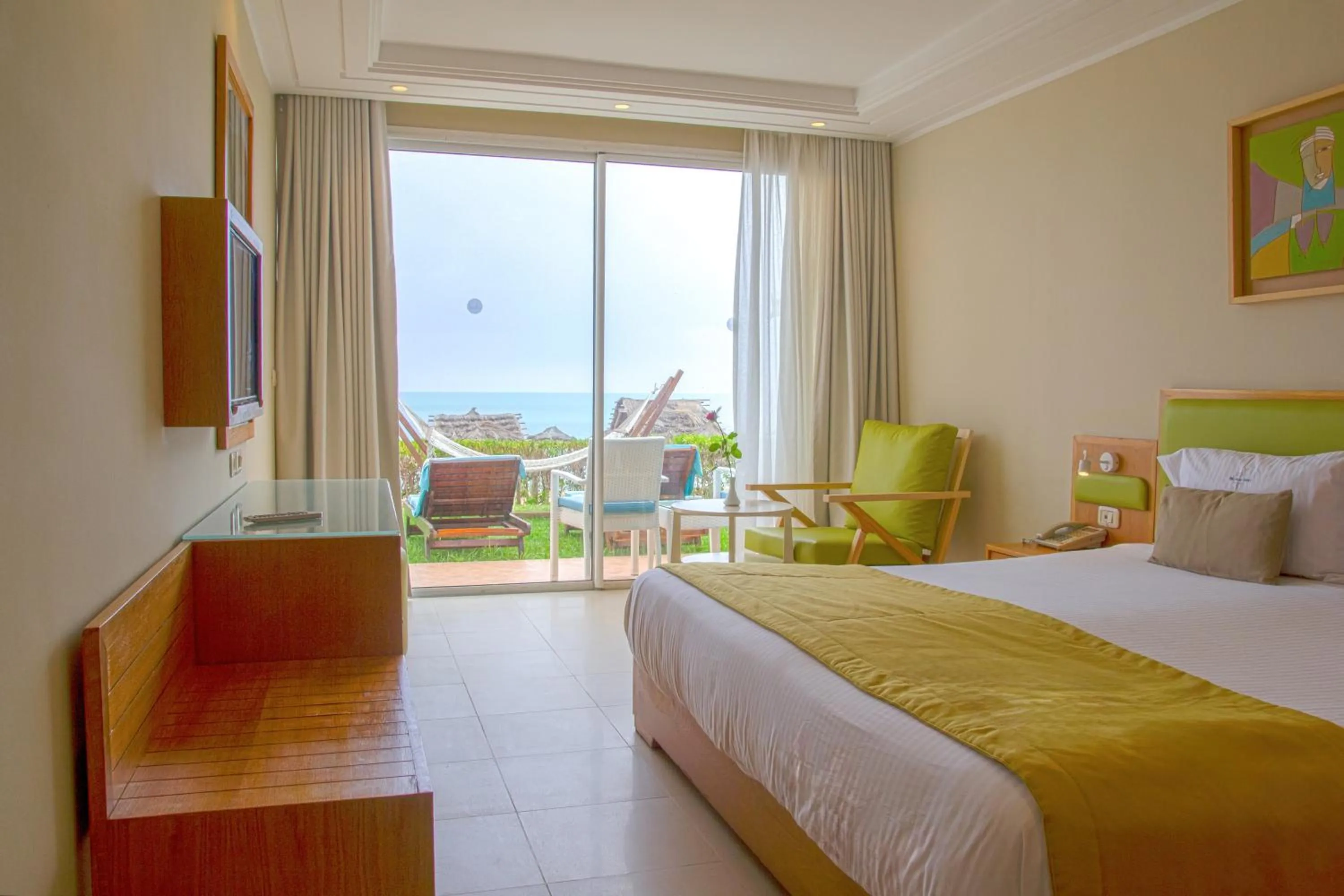 Photo of the whole room, Bed in Hotel Bel Azur Thalasso & Bungalows