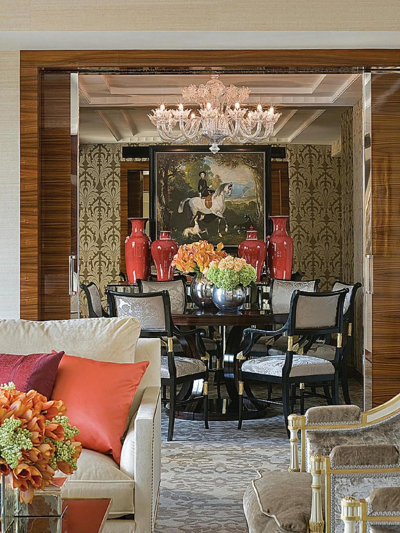 Seating area in Four Seasons Hotel London at Park Lane