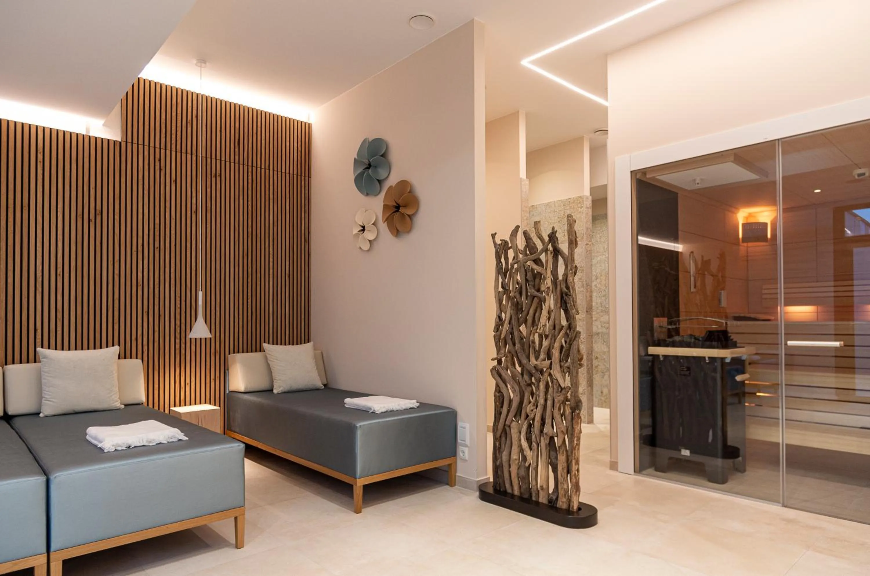 Sauna, Bed in Hotel Spiess & Spiess