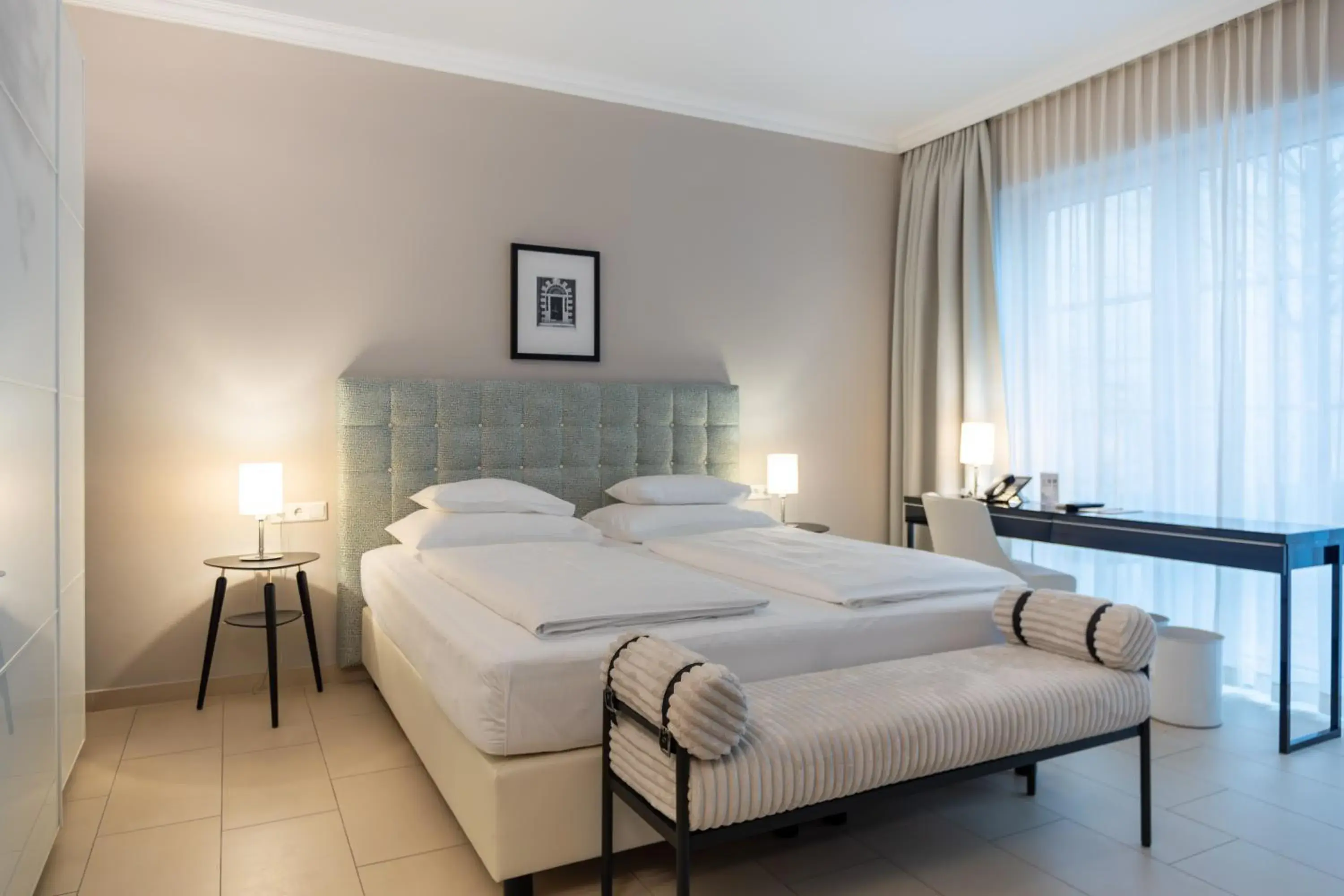 Superior Double Room with Balcony or Terrace and Garden View - single occupancy in Hotel Spiess & Spiess Superior Double Room with Balcony or Terrace and Garden View - single occupancy in Hotel Spiess & Spiess
