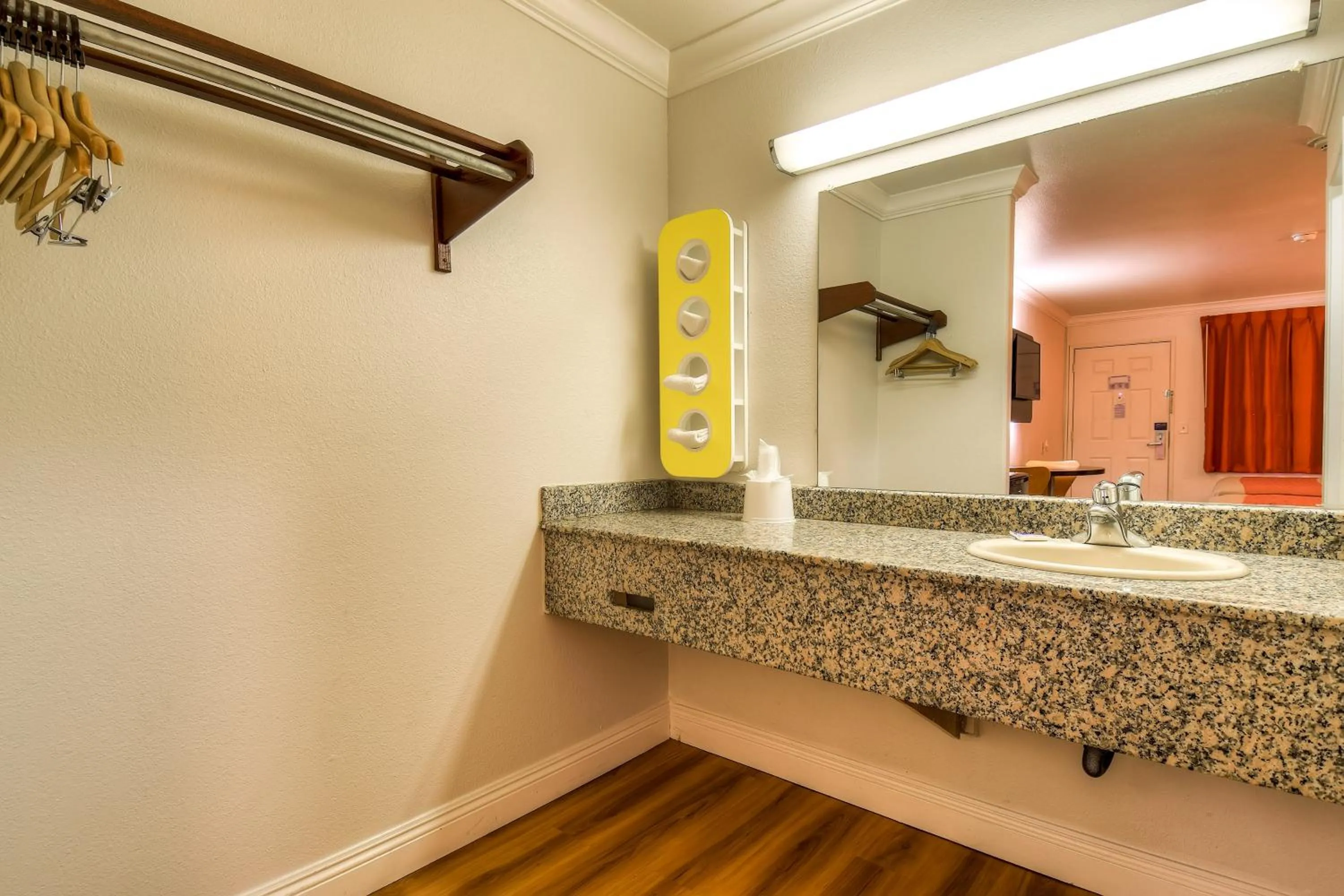 Bathroom in Motel 6-Menifee, CA