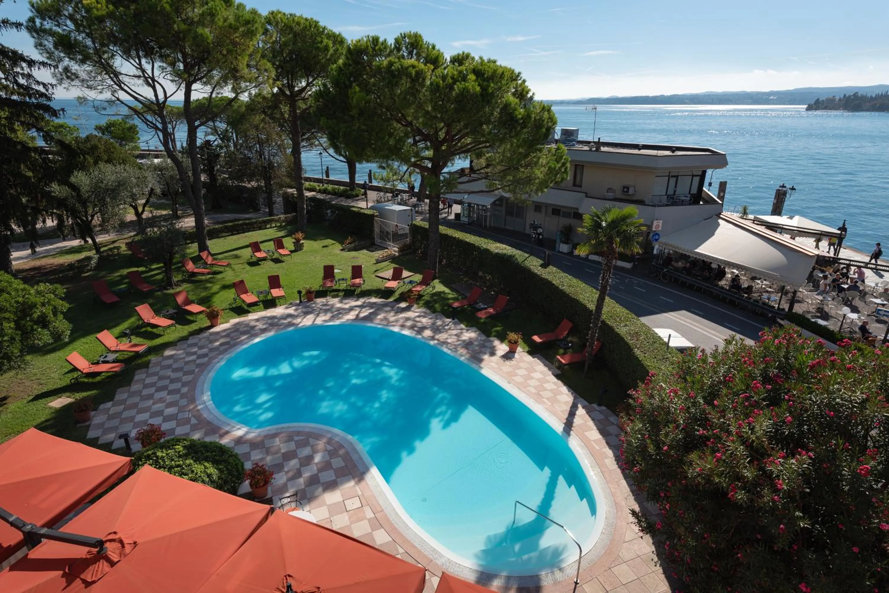 Pool view in Hotel Milano
