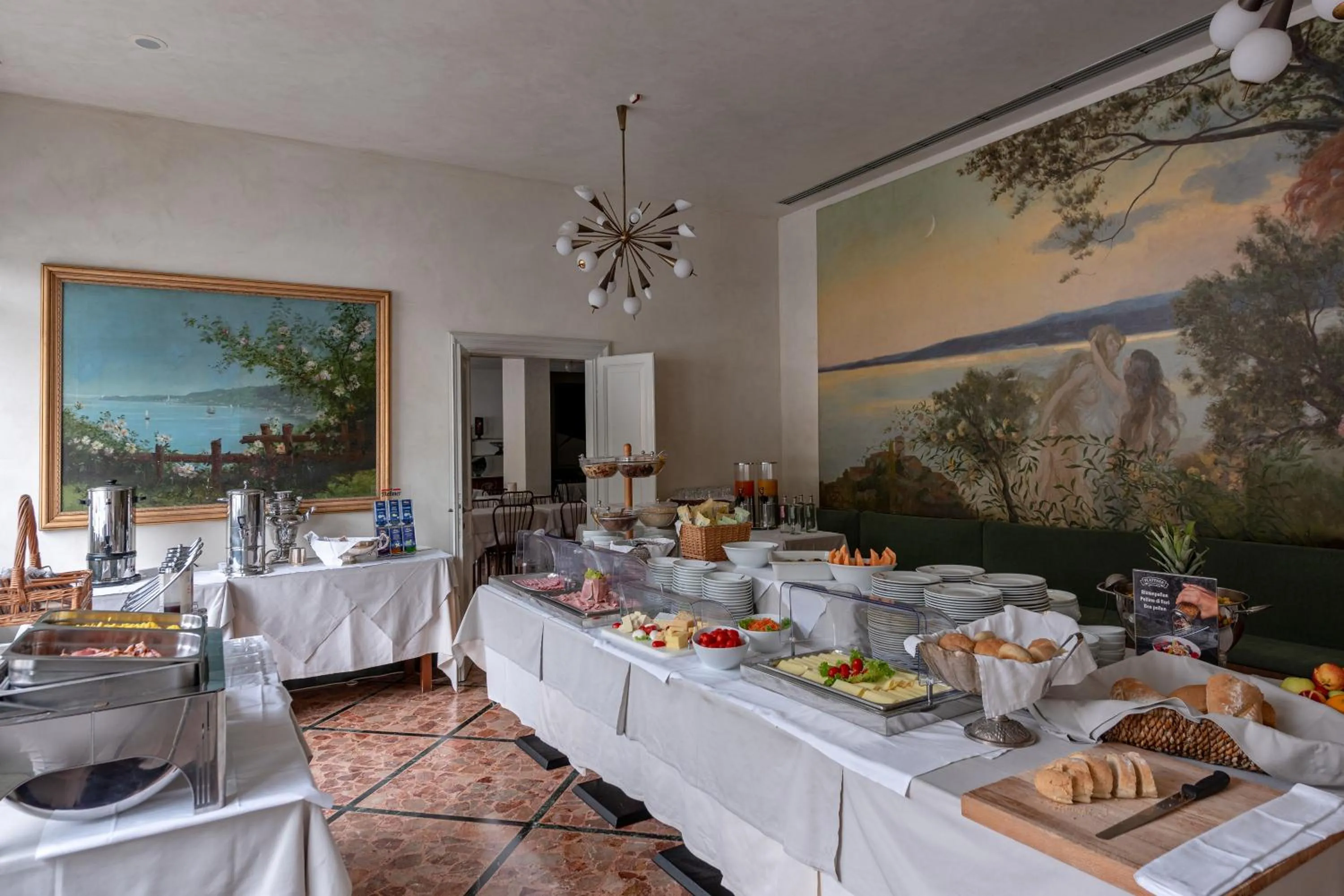 Italian breakfast in Hotel Milano