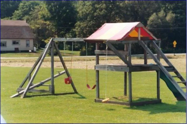 Children play ground in Port Lodge Motel