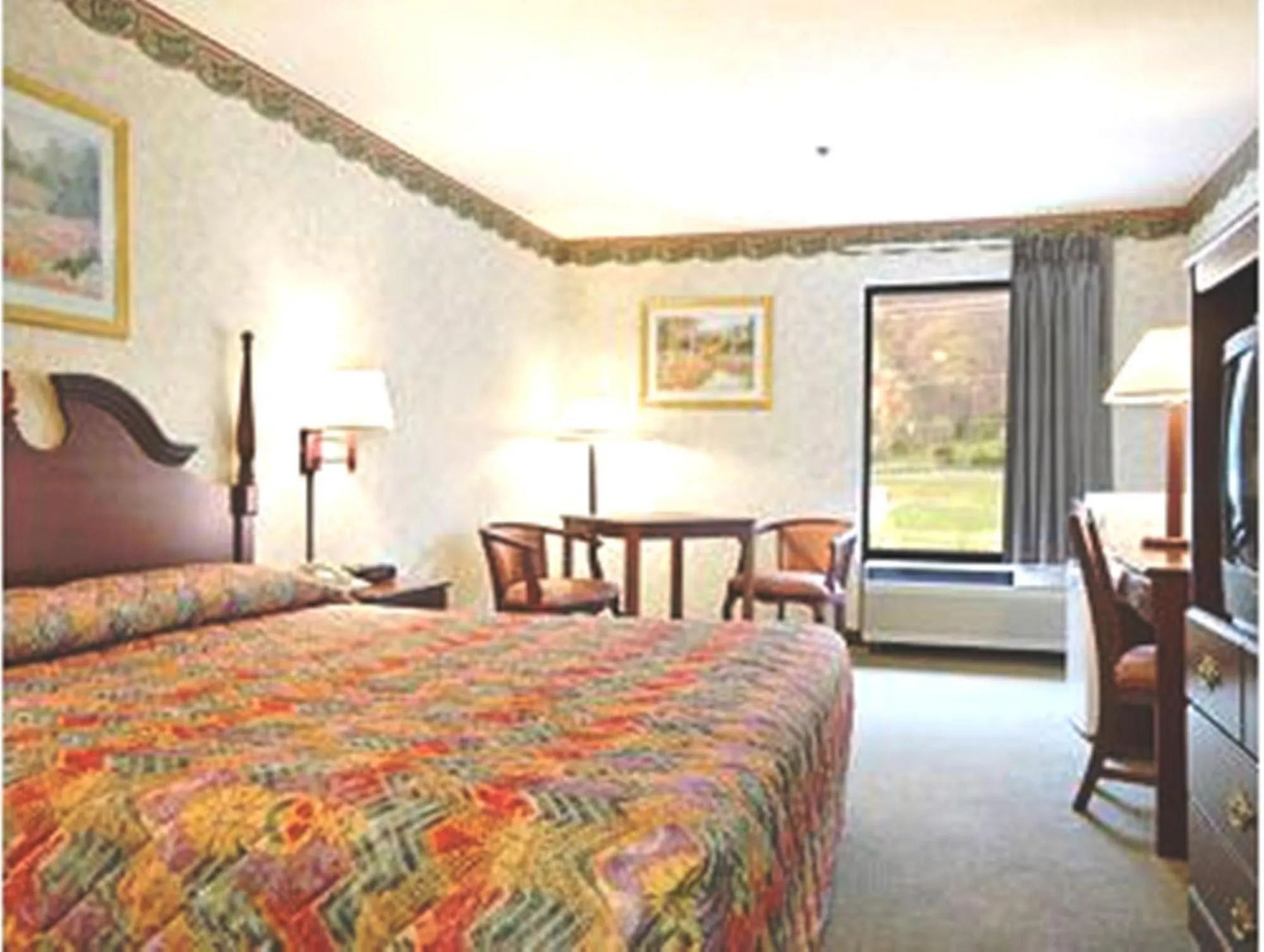 Bed in Super 8 by Wyndham Erwin, I-26 Exit 37