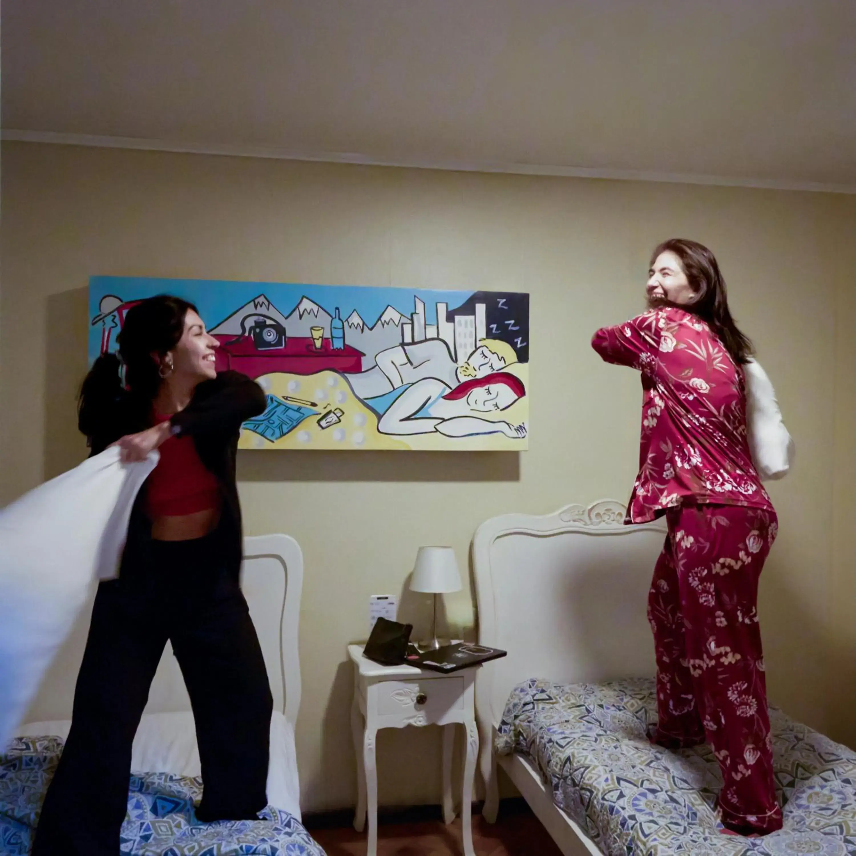 Twin Room with Private Bathroom in Hostal Providencia Twin Room with Private Bathroom in Hostal Providencia