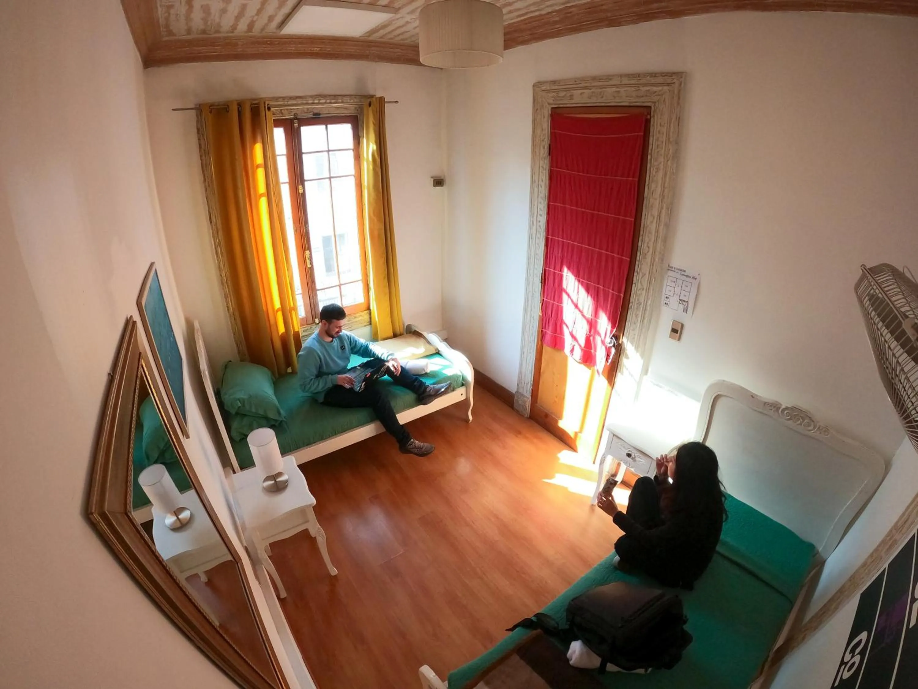 Bed in Hostal Providencia