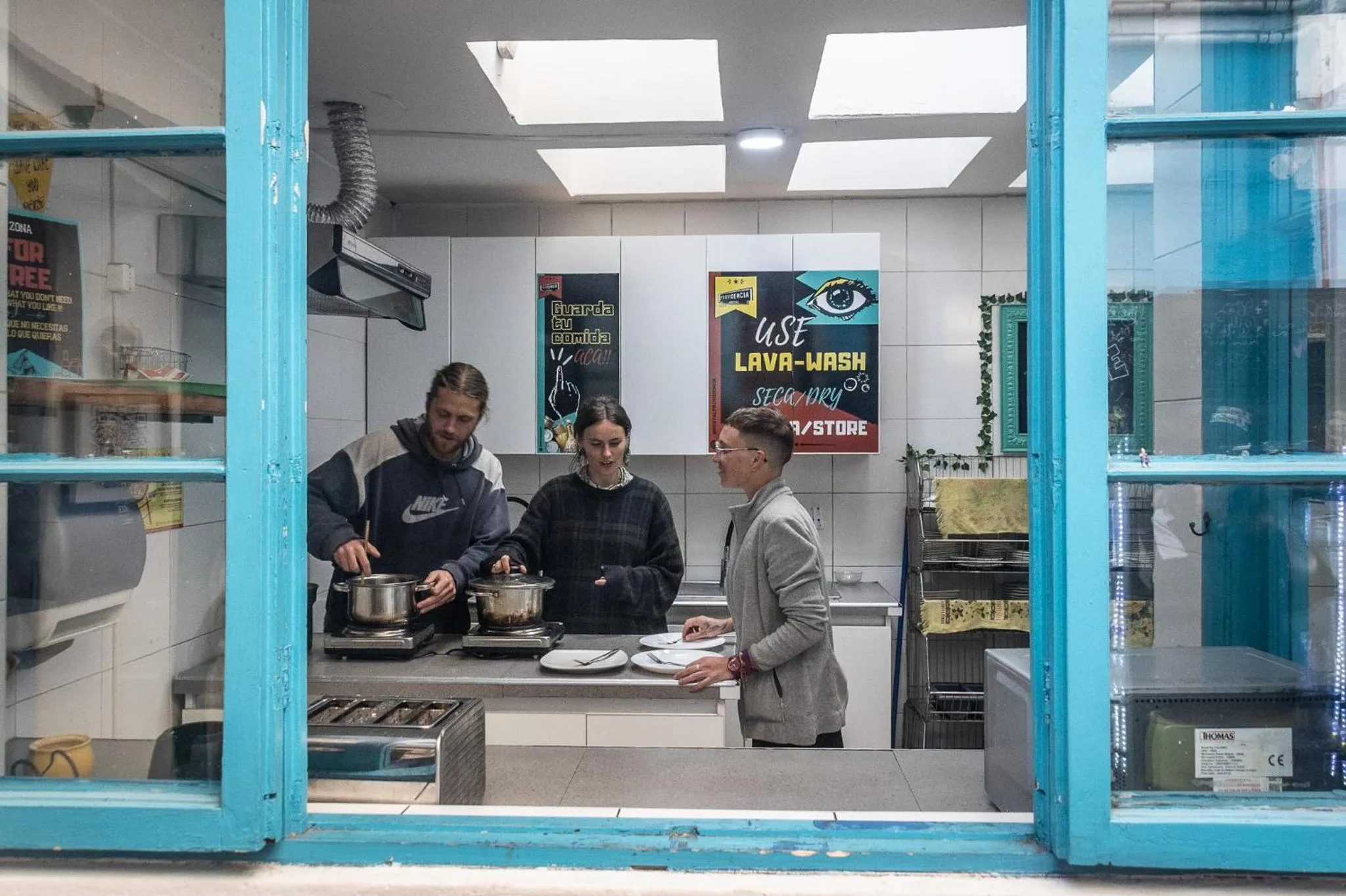 kitchen in Hostal Providencia