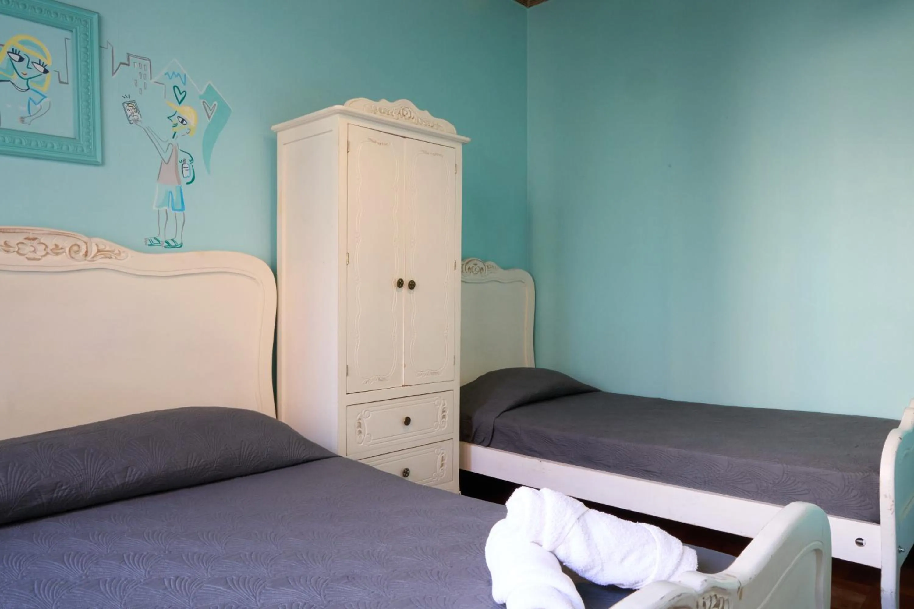 Bedroom, Bed in Hostal Providencia