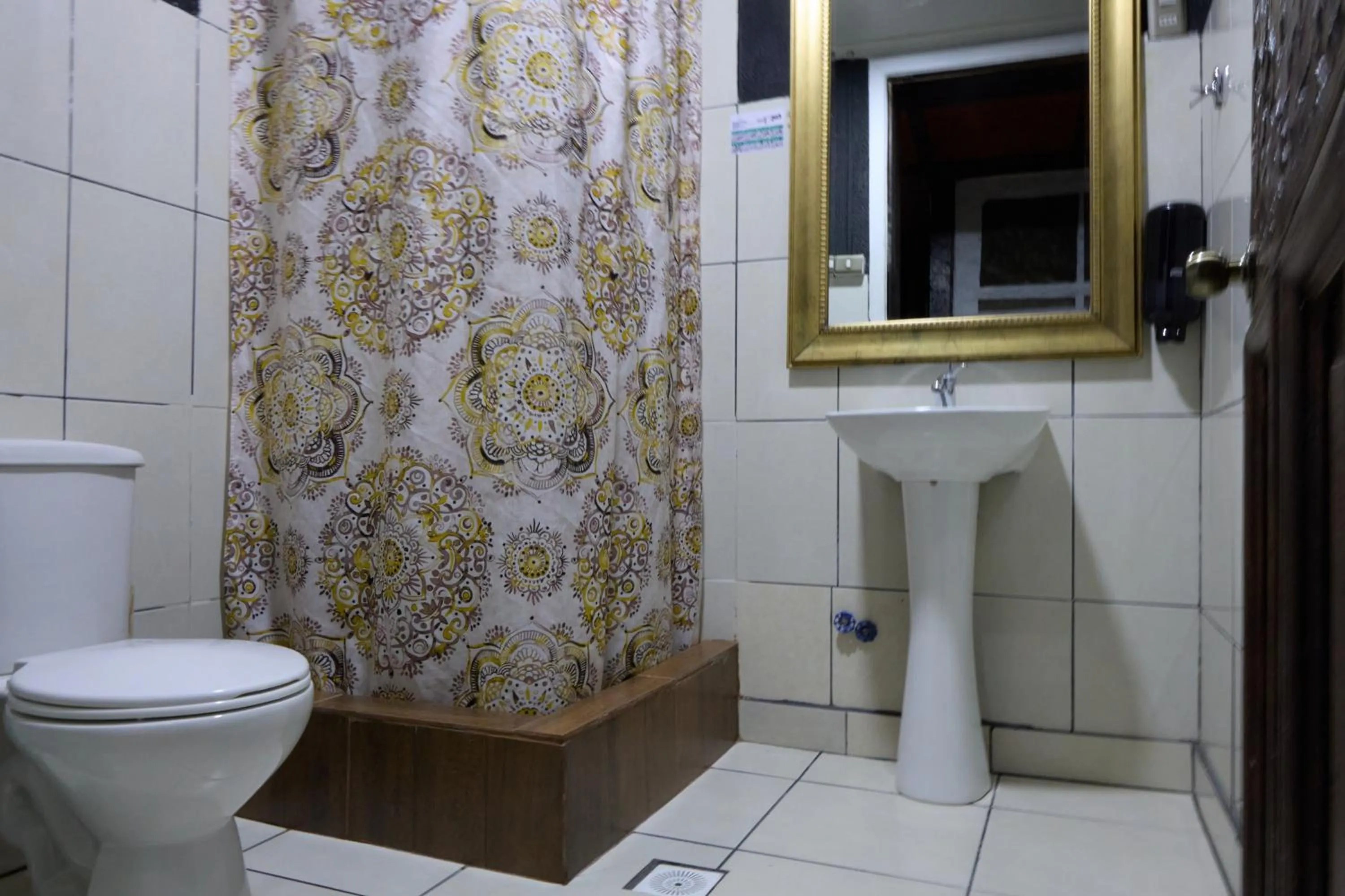 Shower in Hostal Providencia