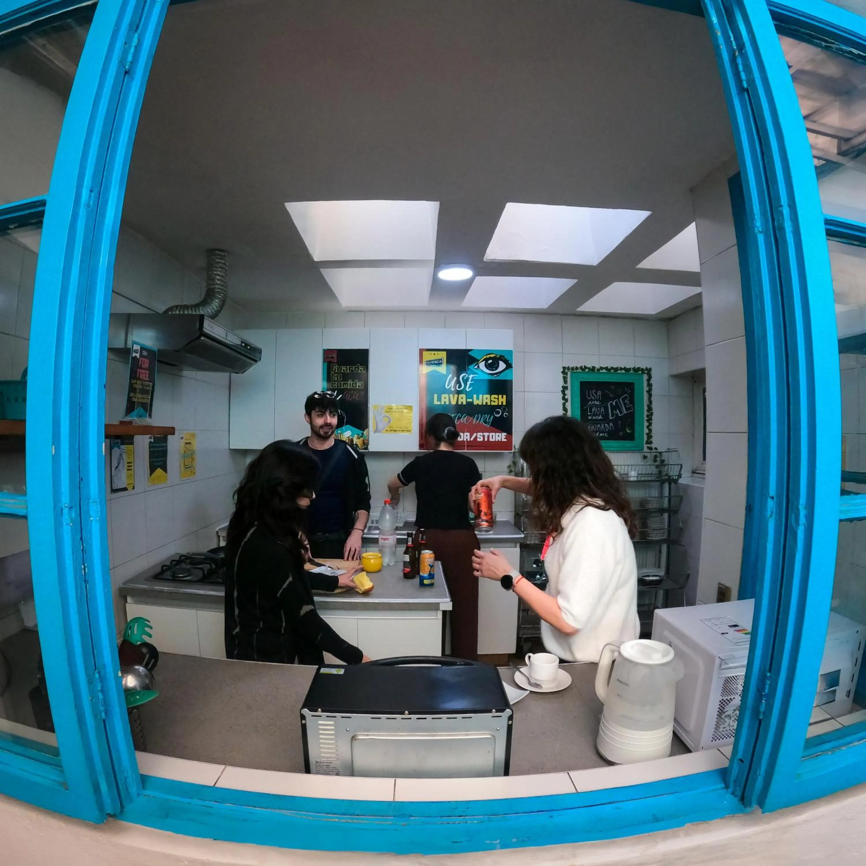 kitchen in Hostal Providencia