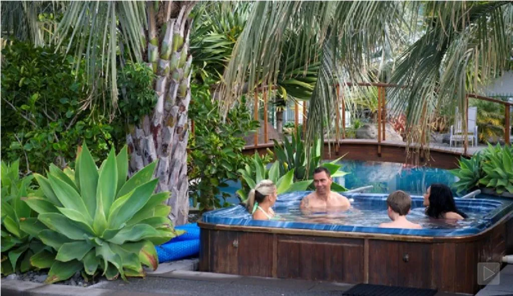 Hot Tub in Cutterscove Resort Apartments