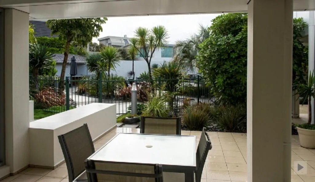 Patio in Cutterscove Resort Apartments