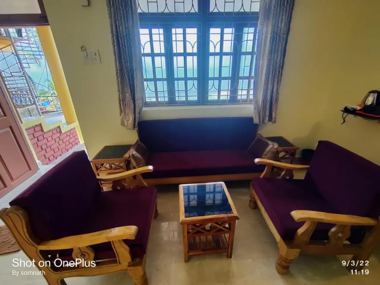 Seating area in Alcove Resort Vagator