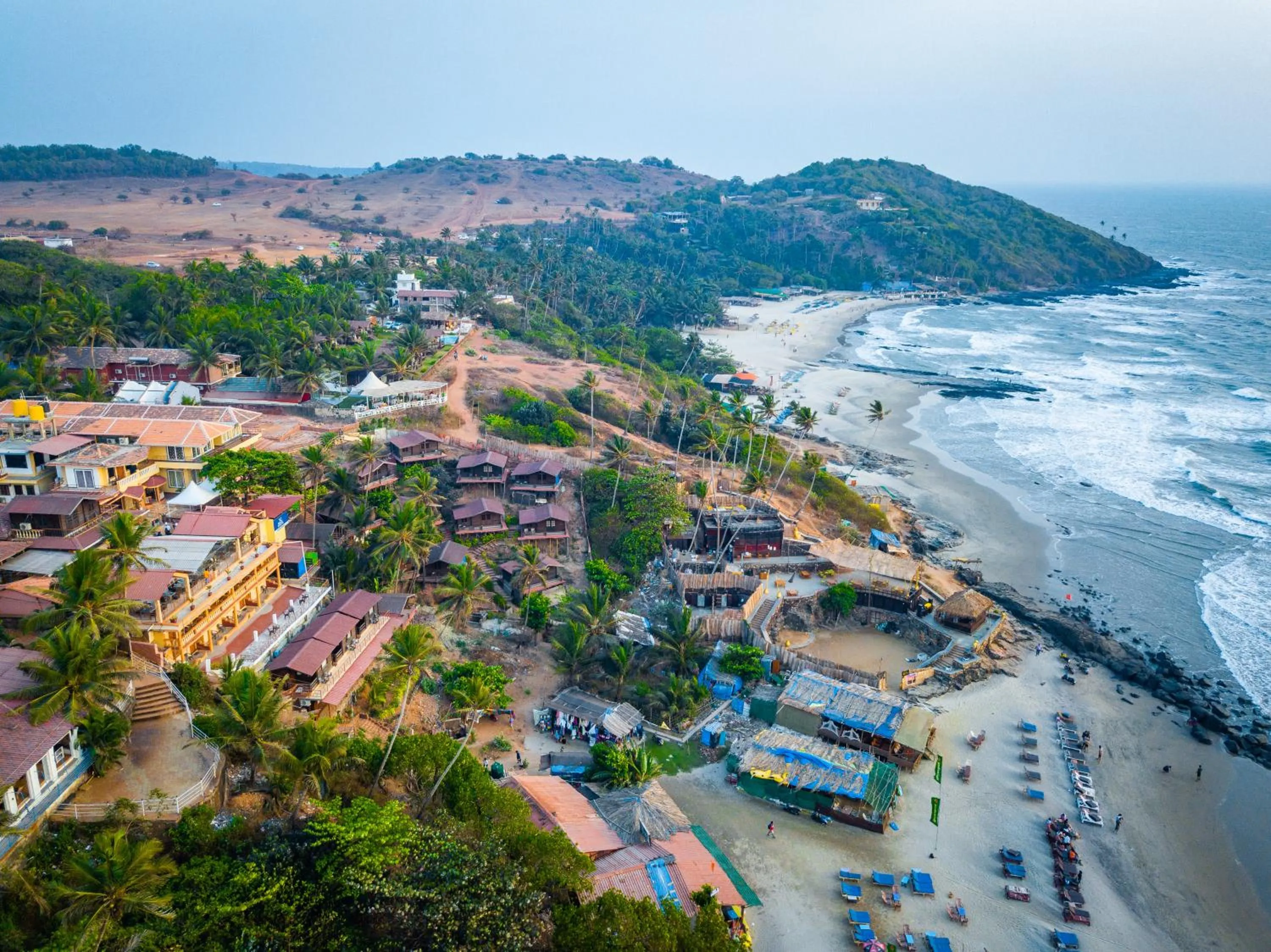 Bird's eye view in Alcove Resort Vagator