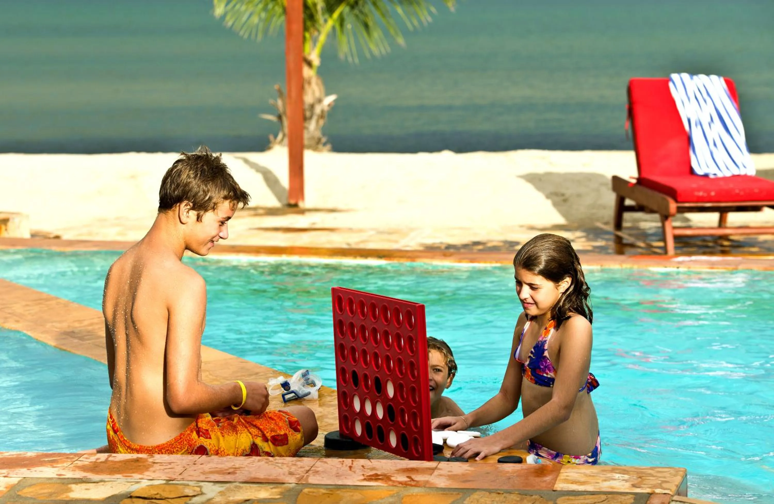 older children in Hopkins Bay Belize a Muy'Ono Resort