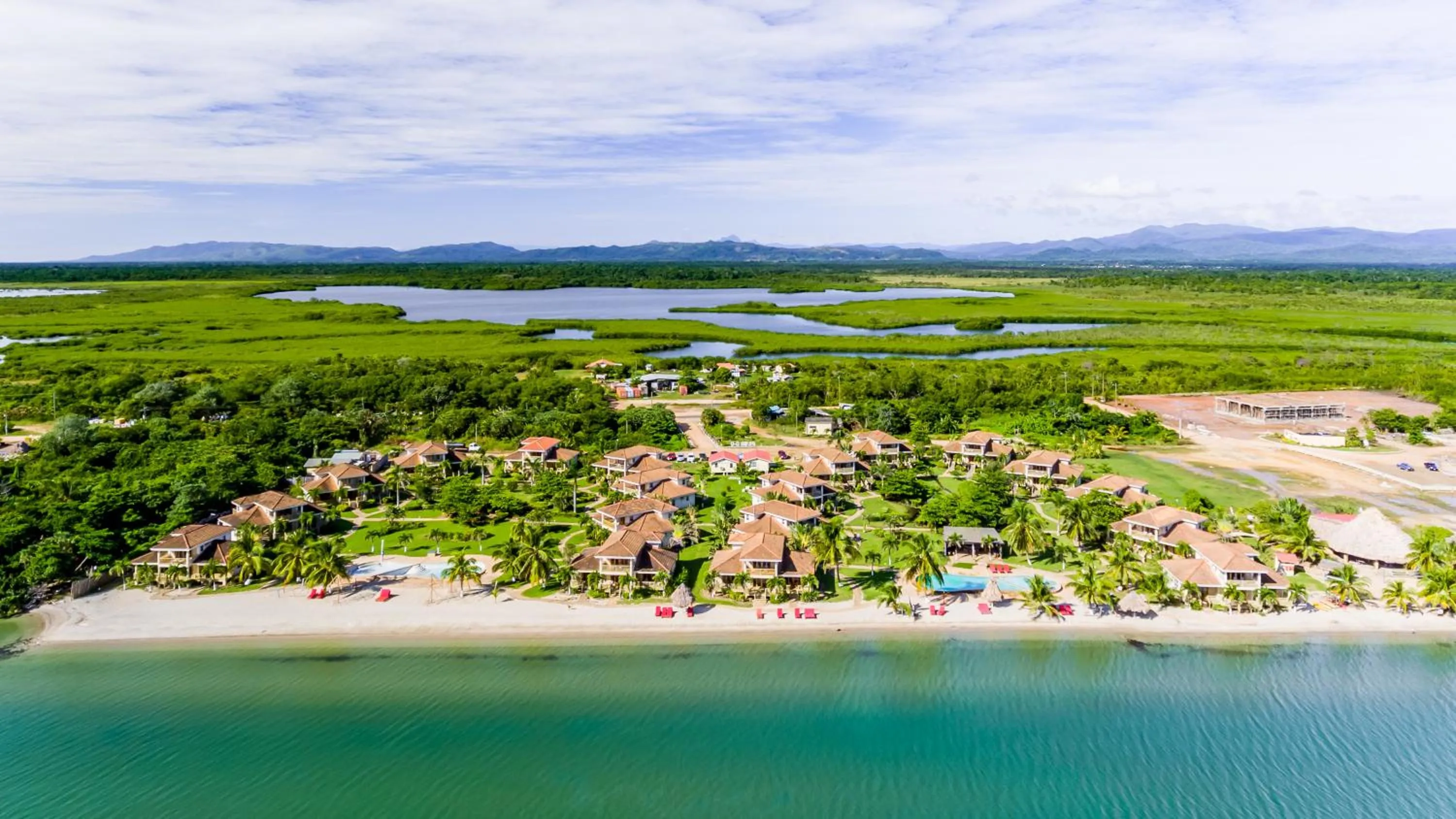 Bird's eye view in Hopkins Bay Belize a Muy'Ono Resort